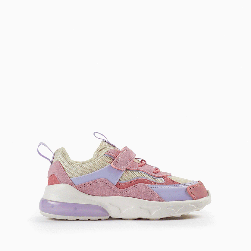 Trainers with Lights for Girls 'ZY Superlight', Pink/Purple/Beige