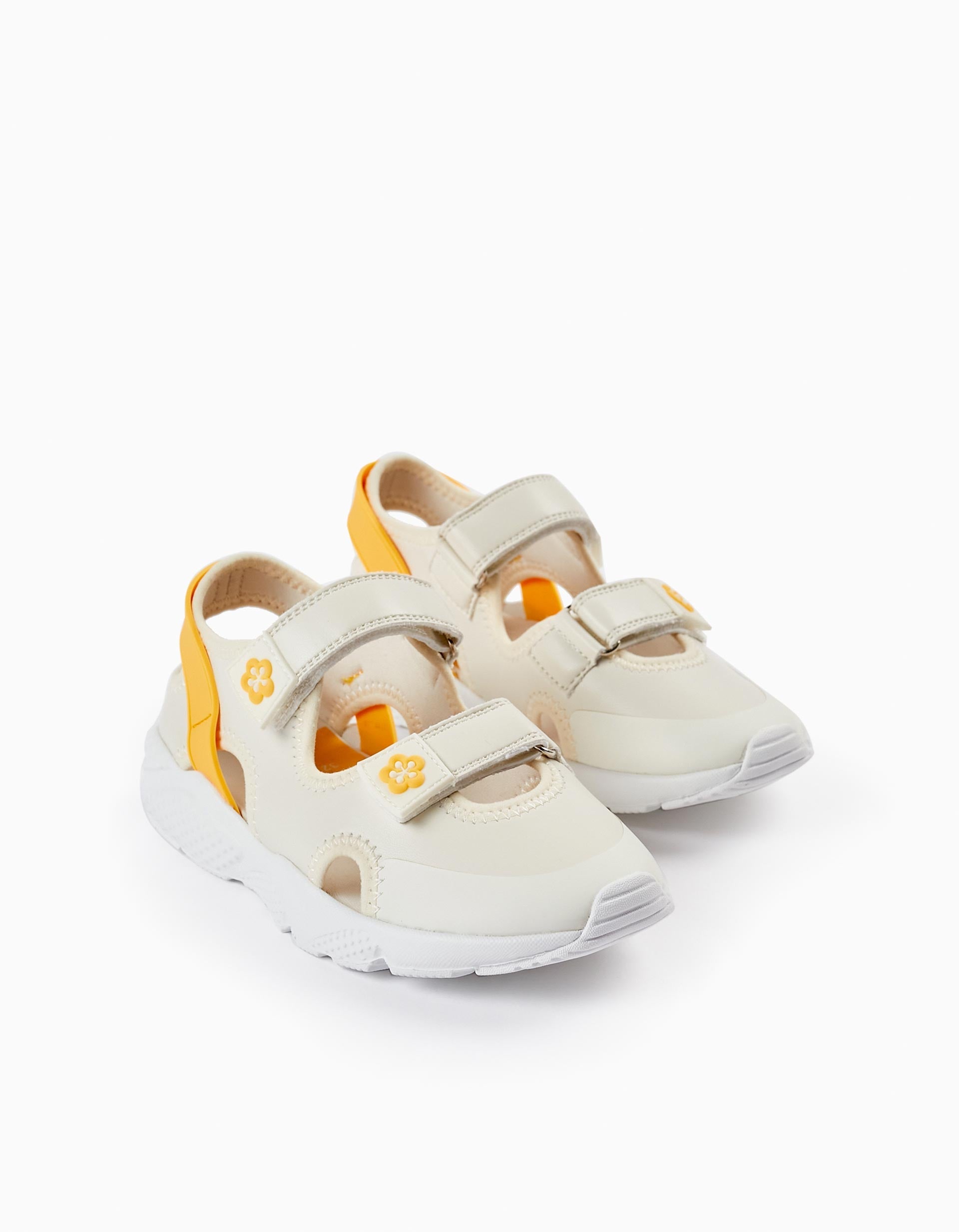 Open Trainers for Girls 'ZY Superlight', Light Grey/Yellow