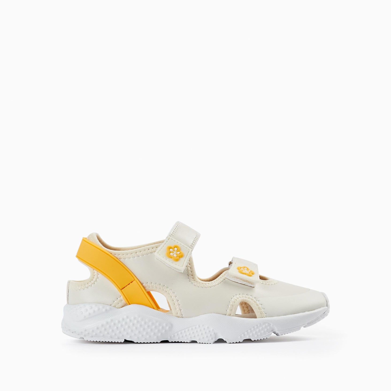 Open Trainers for Girls 'ZY Superlight', Light Grey/Yellow