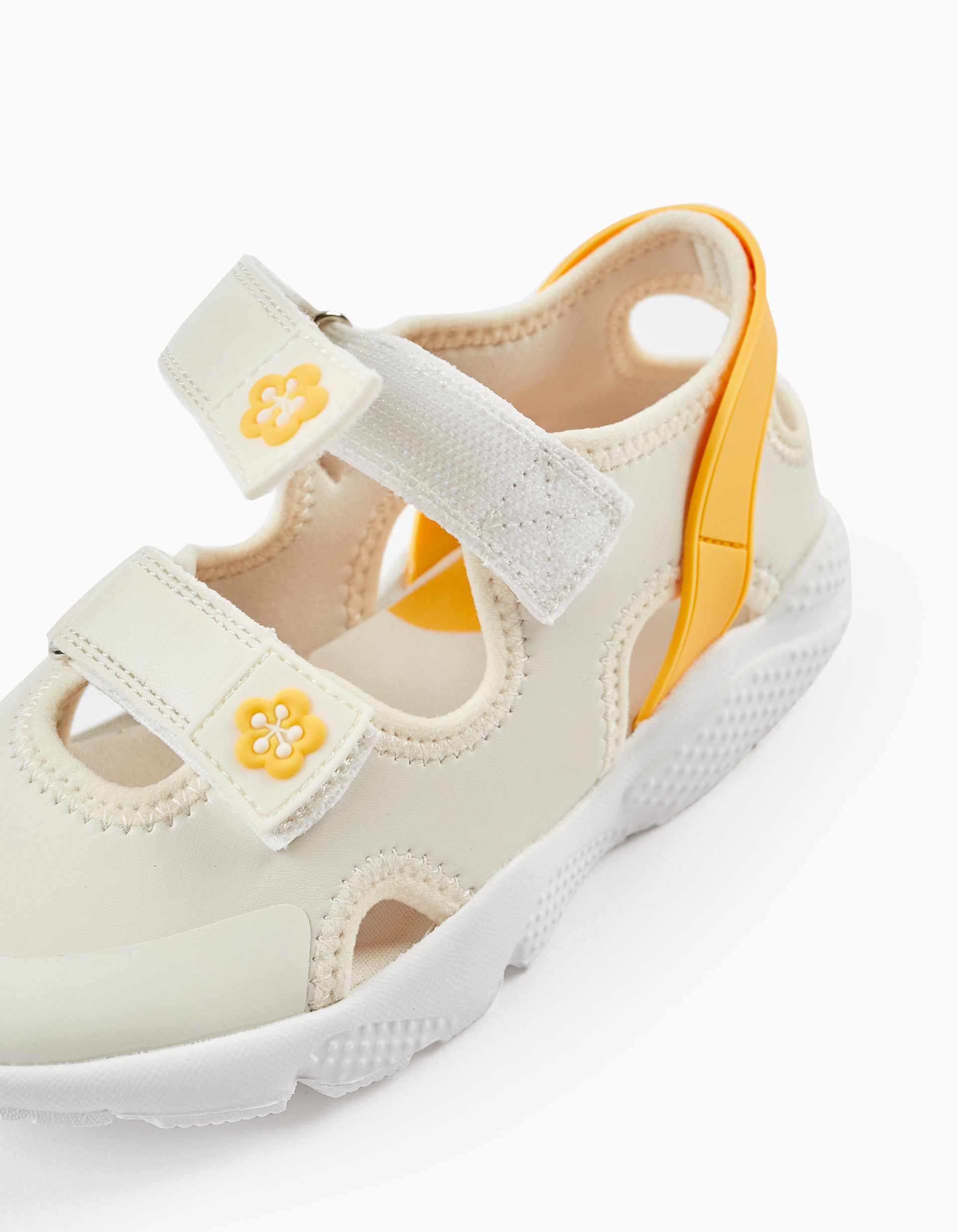 Open Trainers for Girls 'ZY Superlight', Light Grey/Yellow