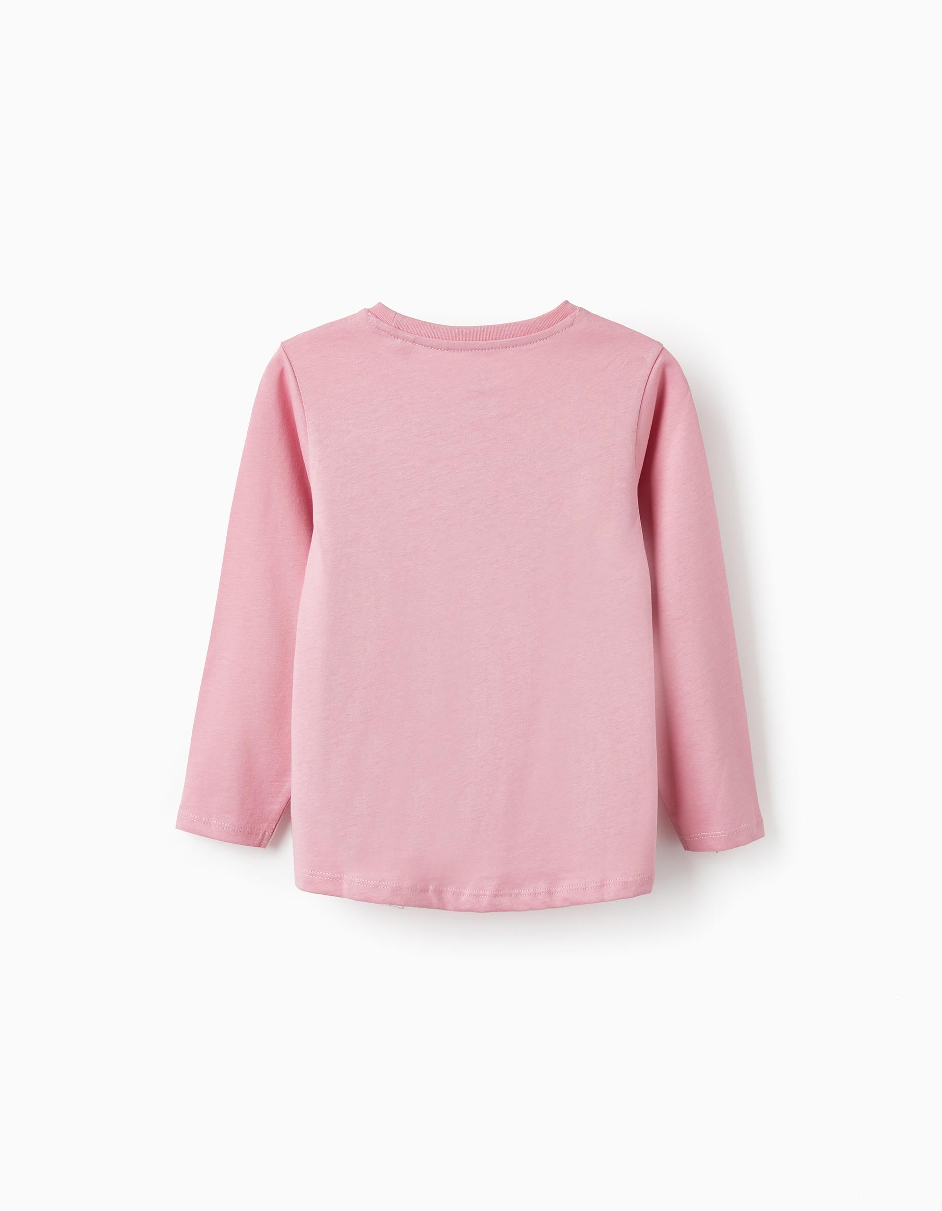 Pack of 2 Long Sleeve T-Shirts for Girls 'Follow the Sun', Grey/Pink