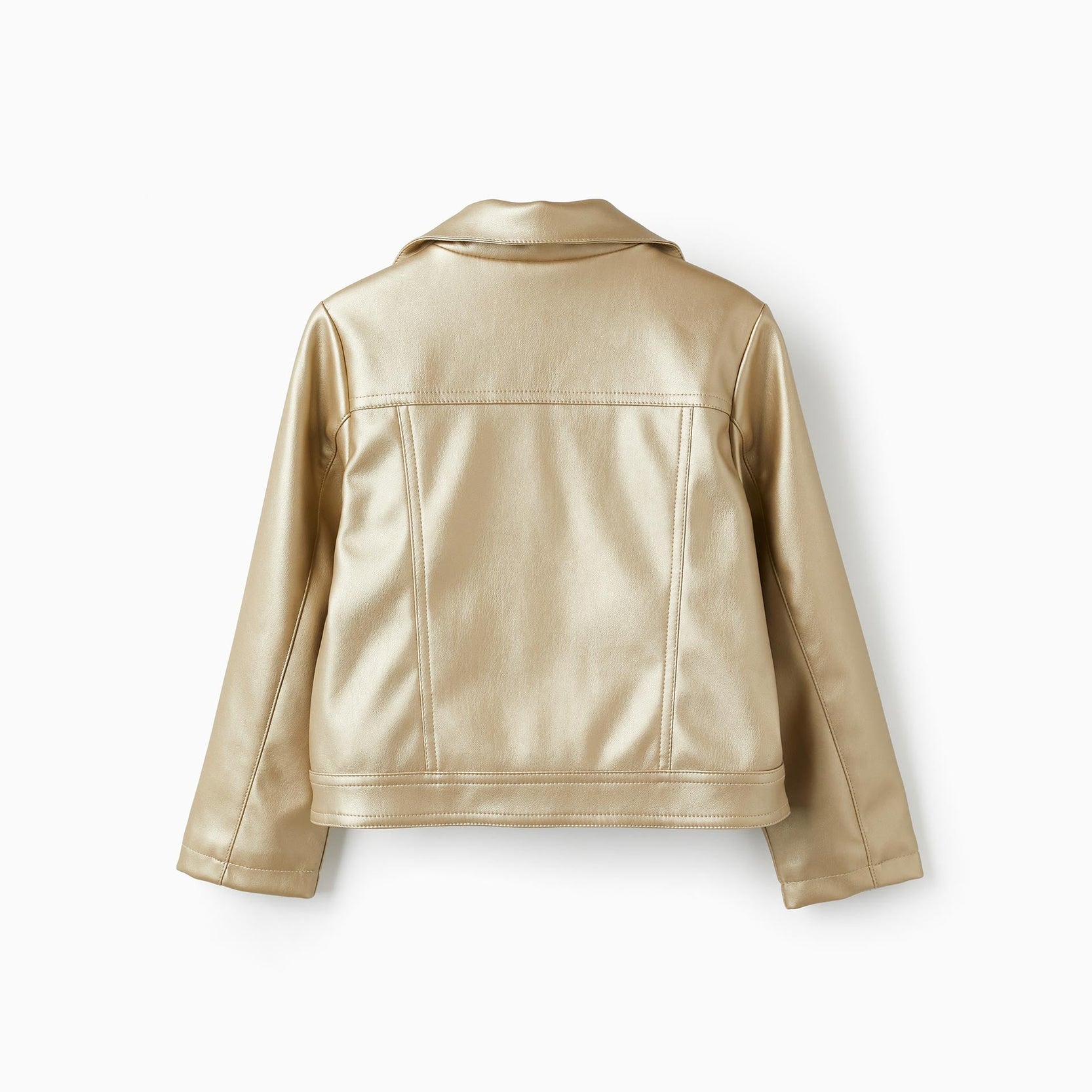 Biker Jacket for Girls, Golden