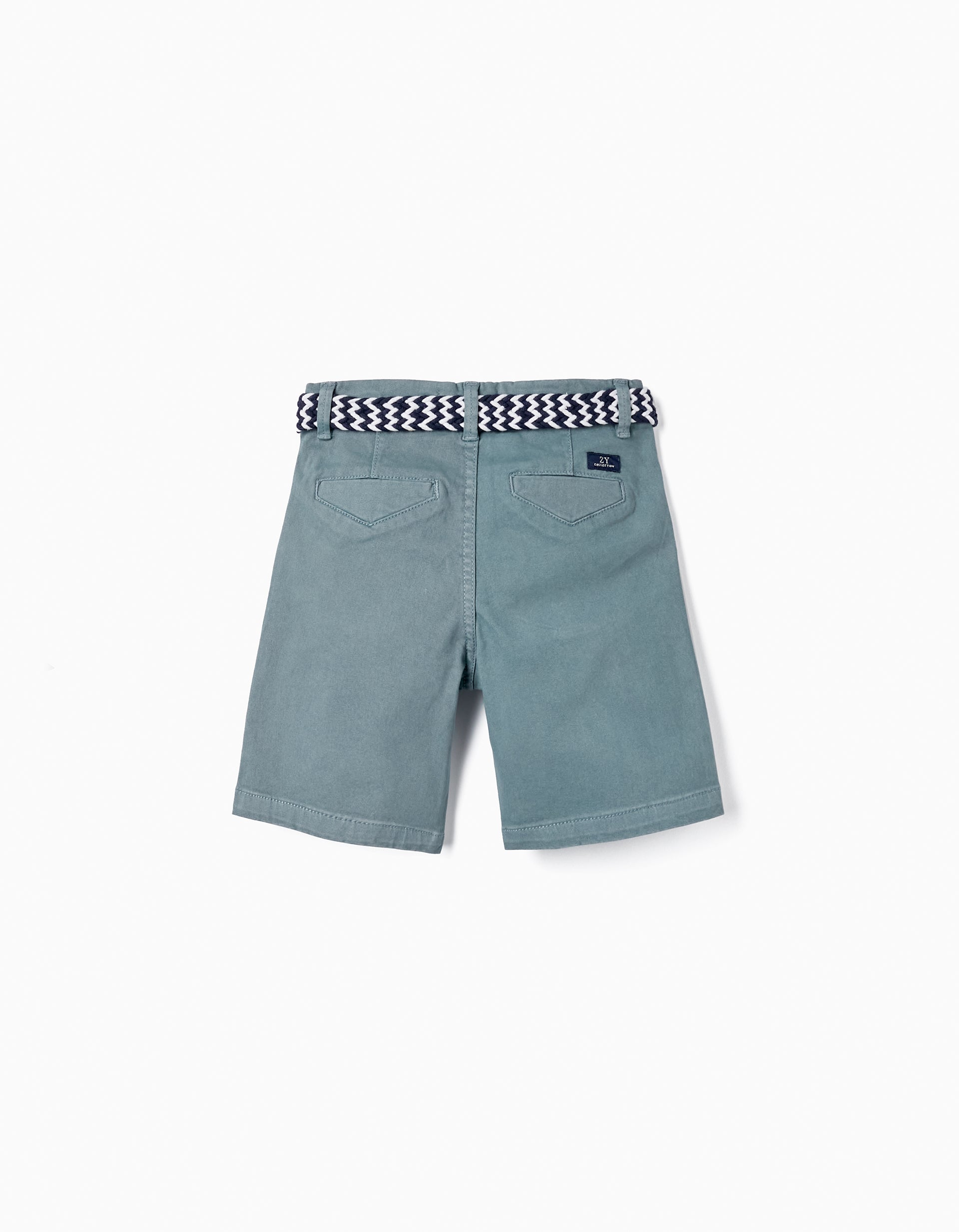 CHINO SHORTS TWILL, BLUE, 9/10-SHORT/BERMUDA-KID BOY