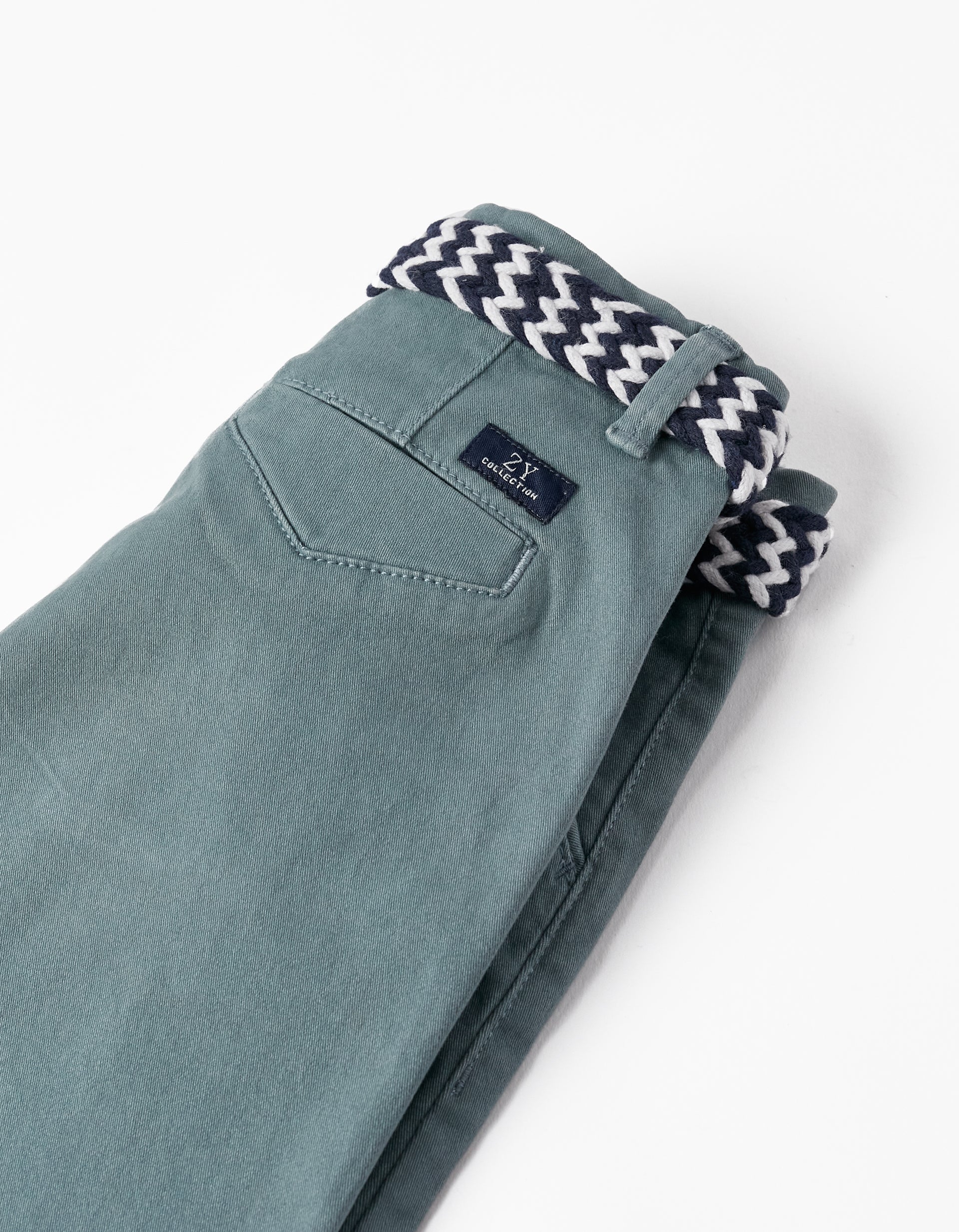 CHINO SHORTS TWILL, BLUE, 9/10-SHORT/BERMUDA-KID BOY