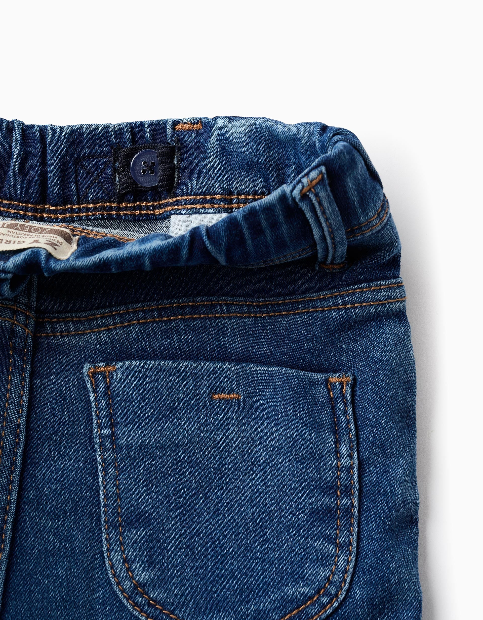 Denim Jeggings for Girls, Blue