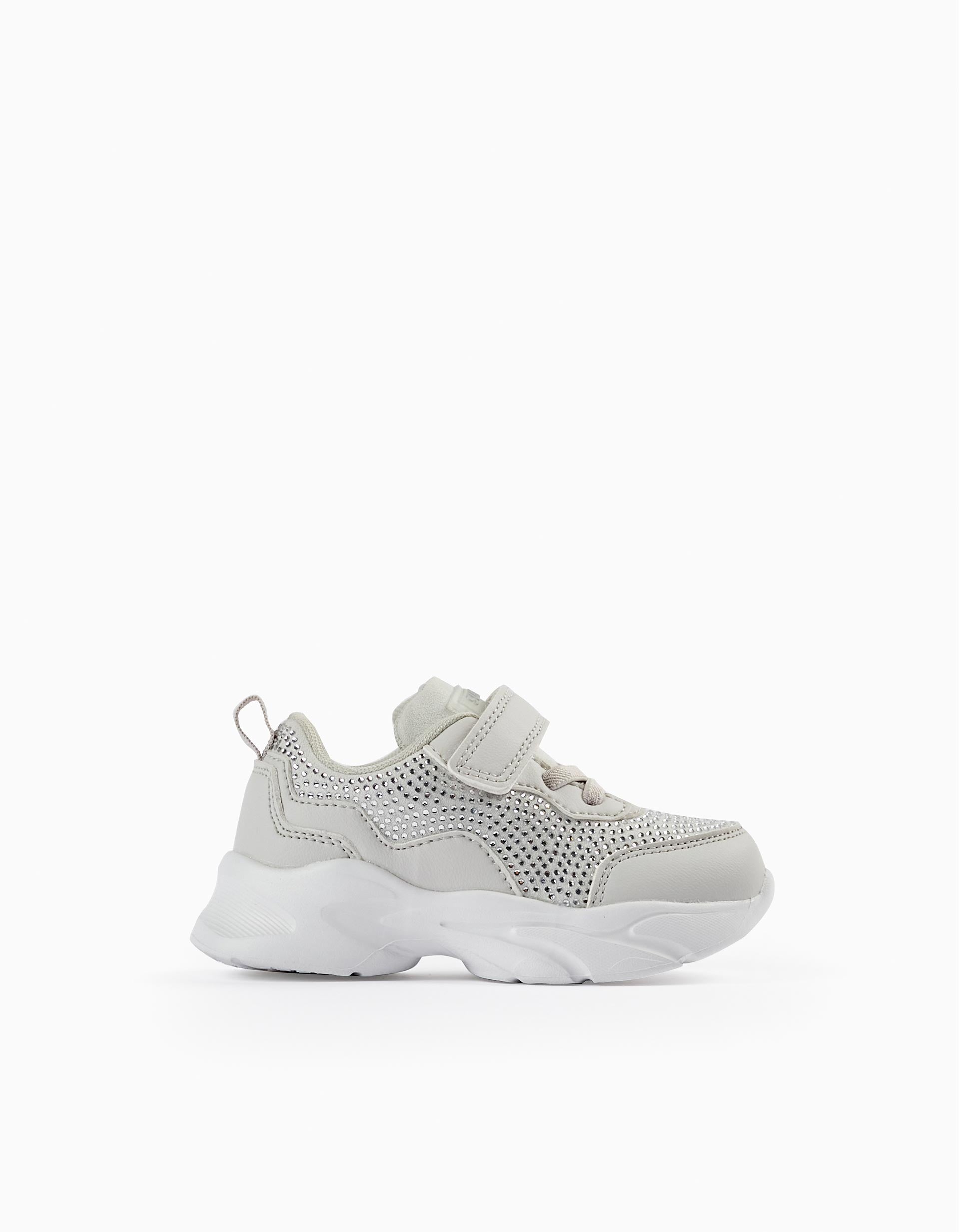 Trainers with Sparkles for Baby Girls 'ZY Superlight', Grey