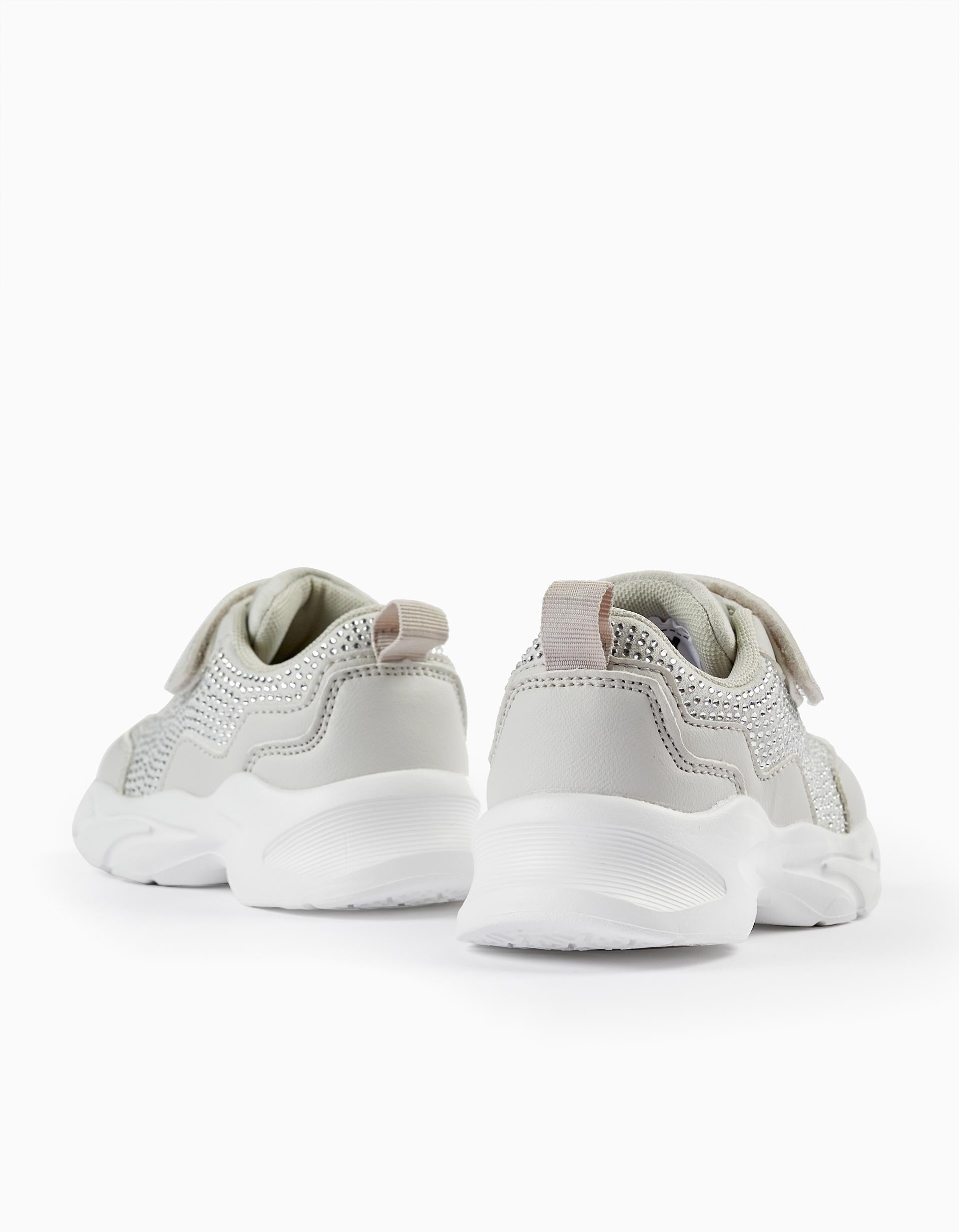 Trainers with Sparkles for Baby Girls 'ZY Superlight', Grey