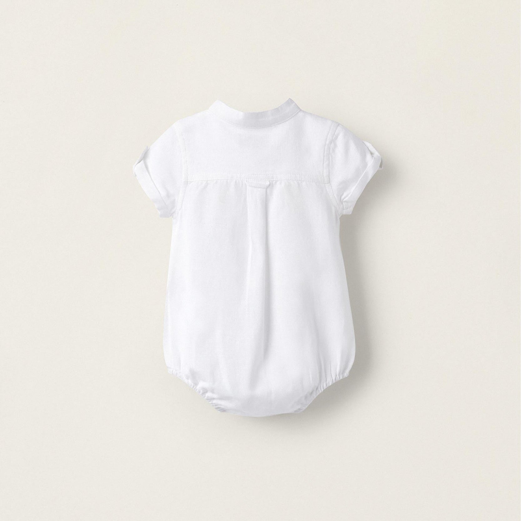 Short Sleeve Bodysuit for Newborns 'B&S', White