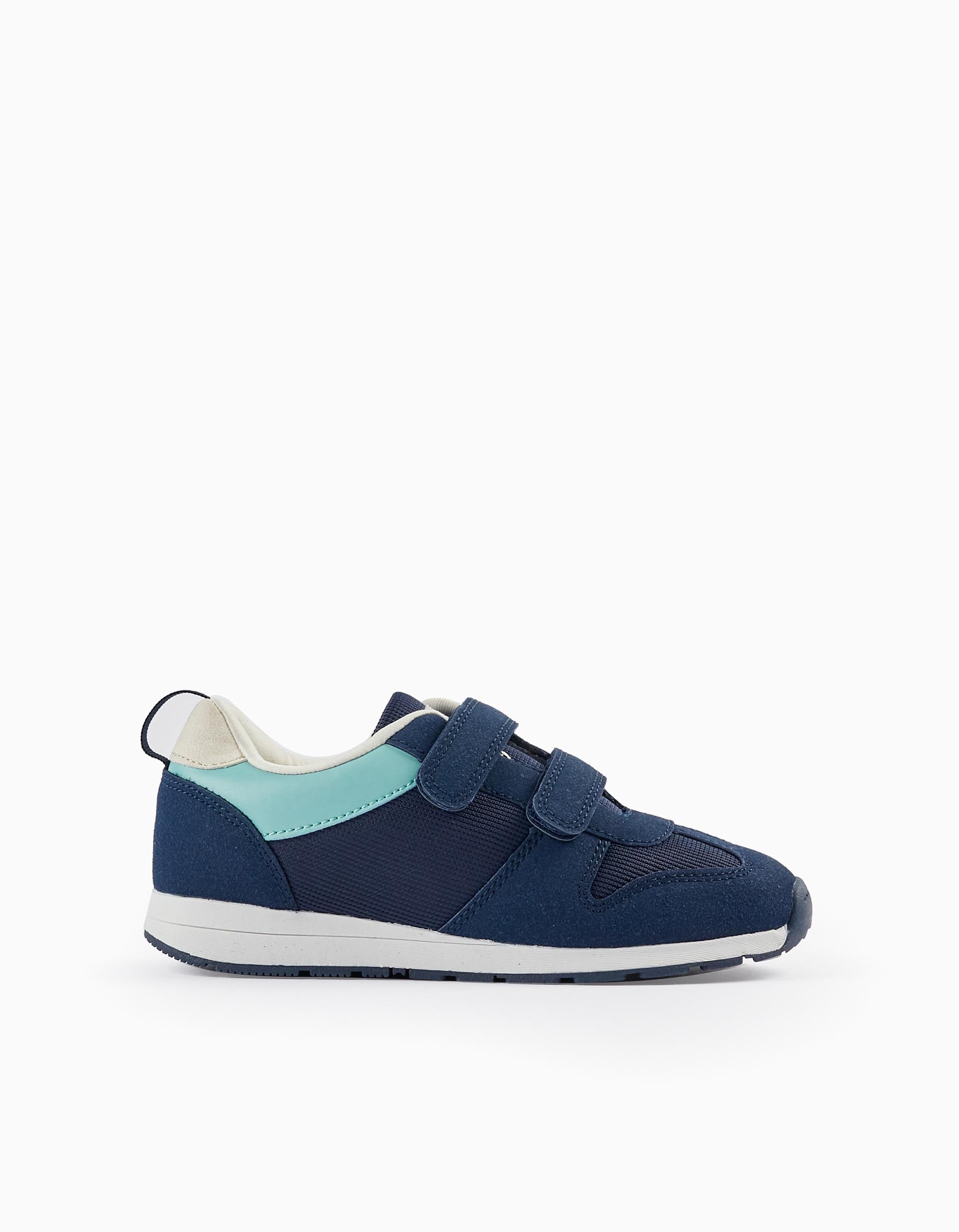 Trainers for Boys, Dark Blue/Light Blue/White