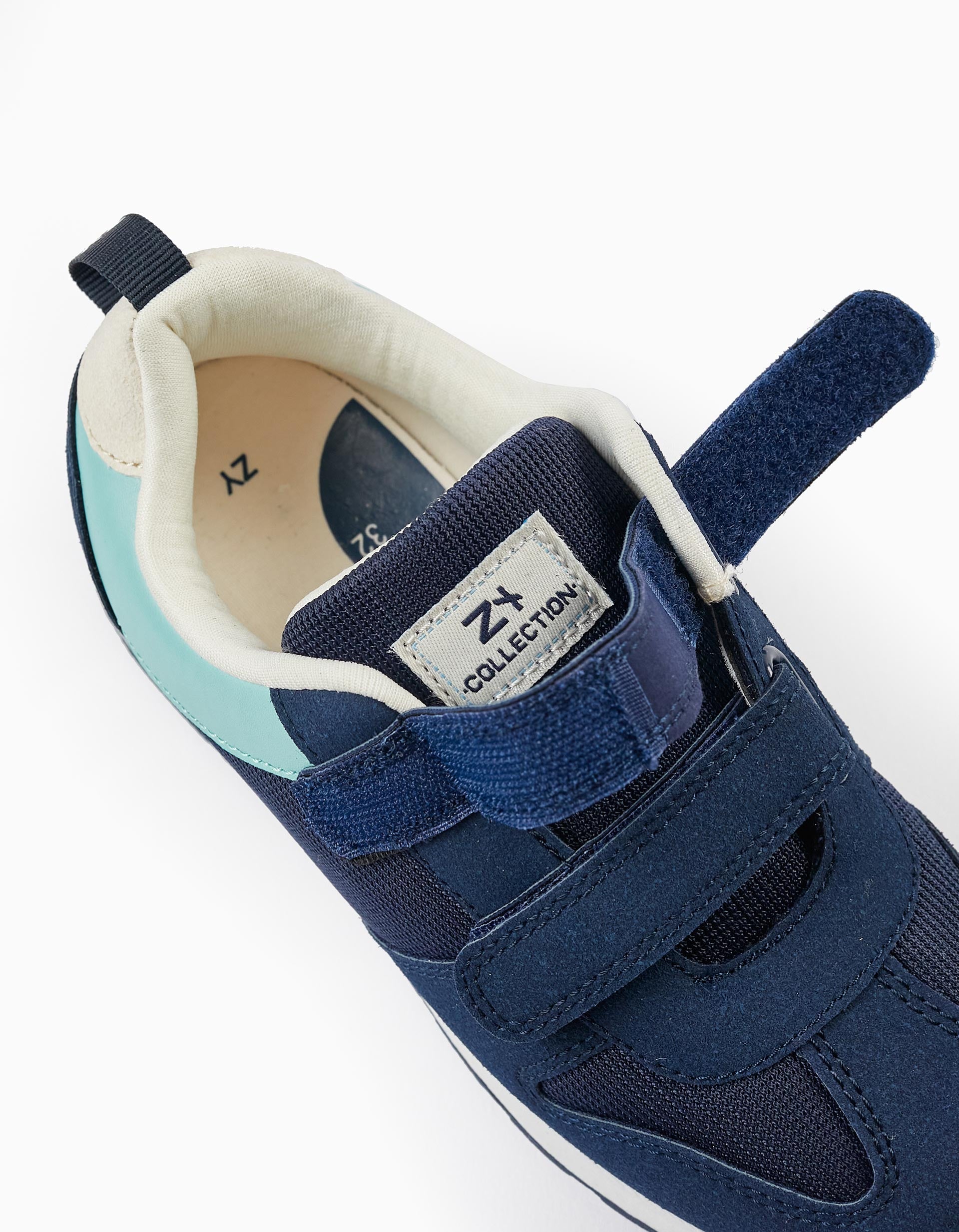 Trainers for Boys, Dark Blue/Light Blue/White