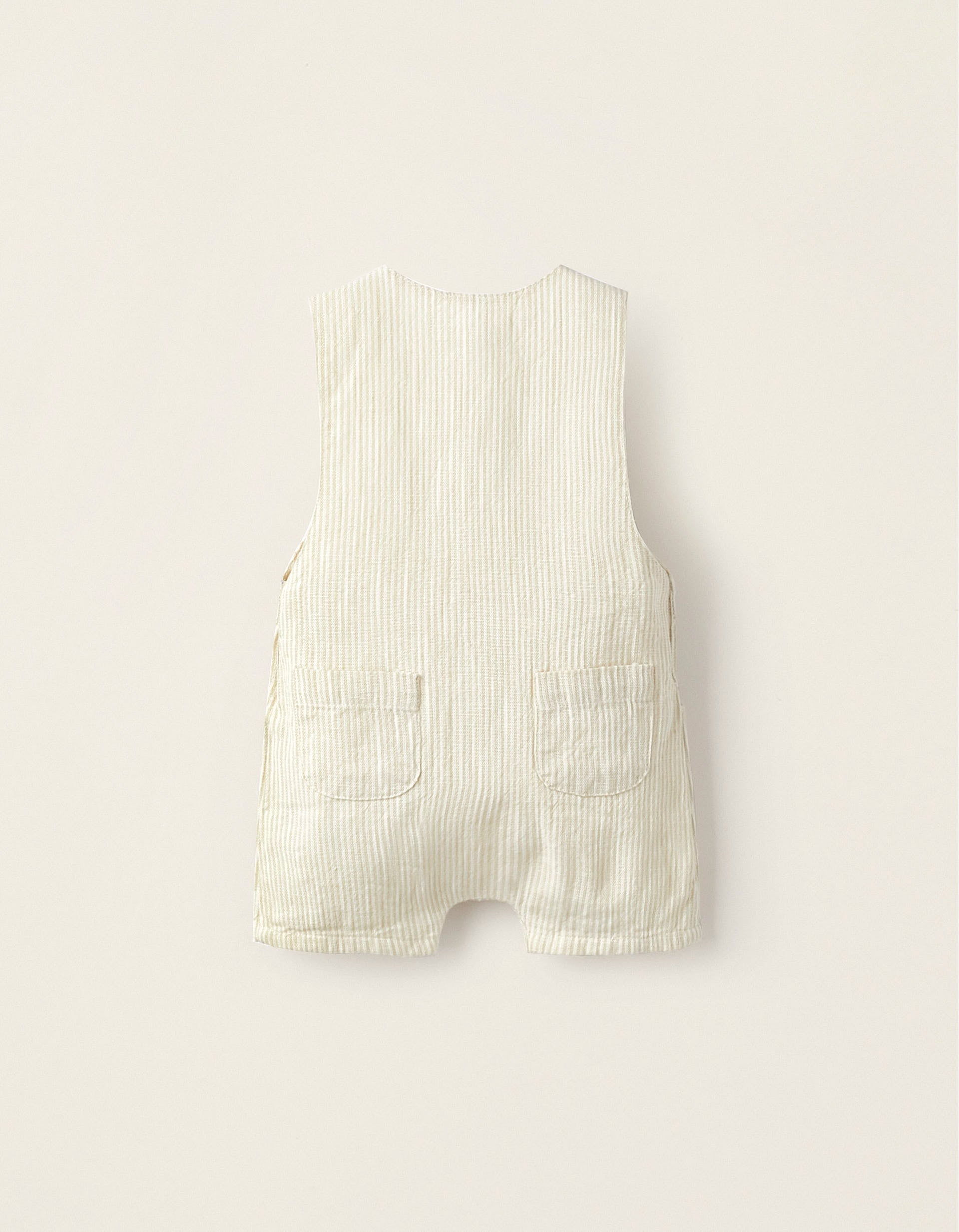 Overall for Newborns 'Special Days', White/Beige