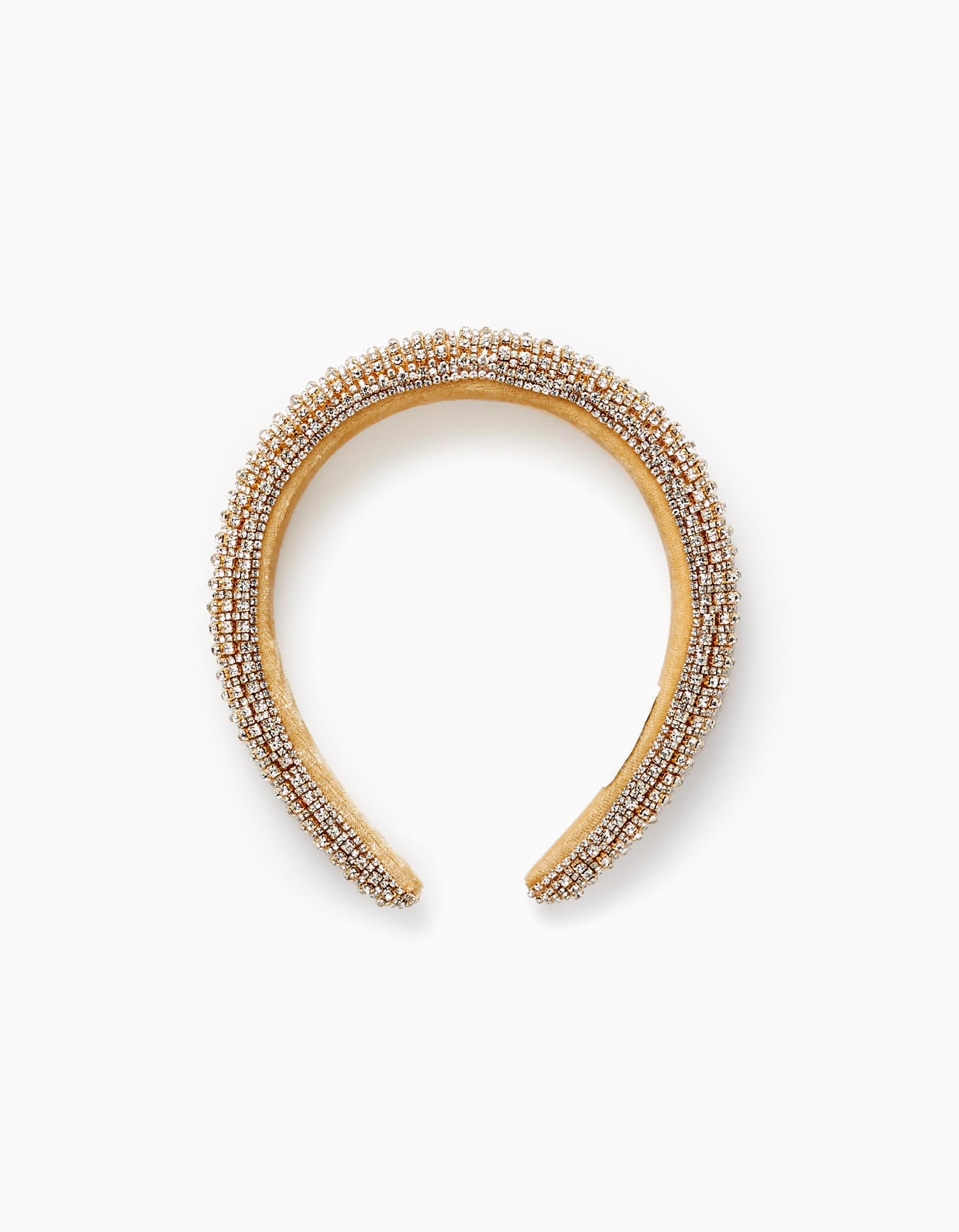 Headband with Sparkles for Girls, Gold