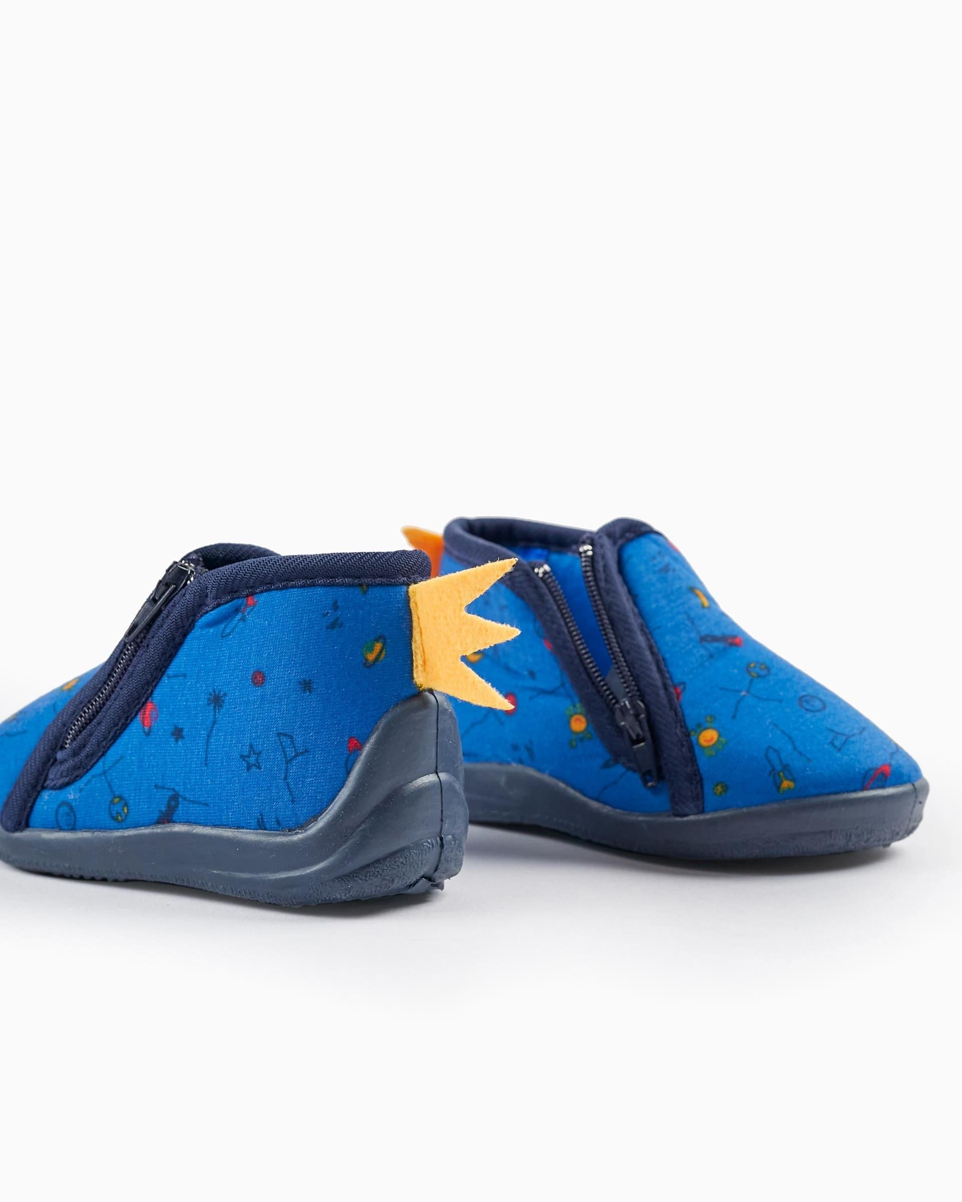 Slippers for Baby Boys 'Space', Dark Blue
