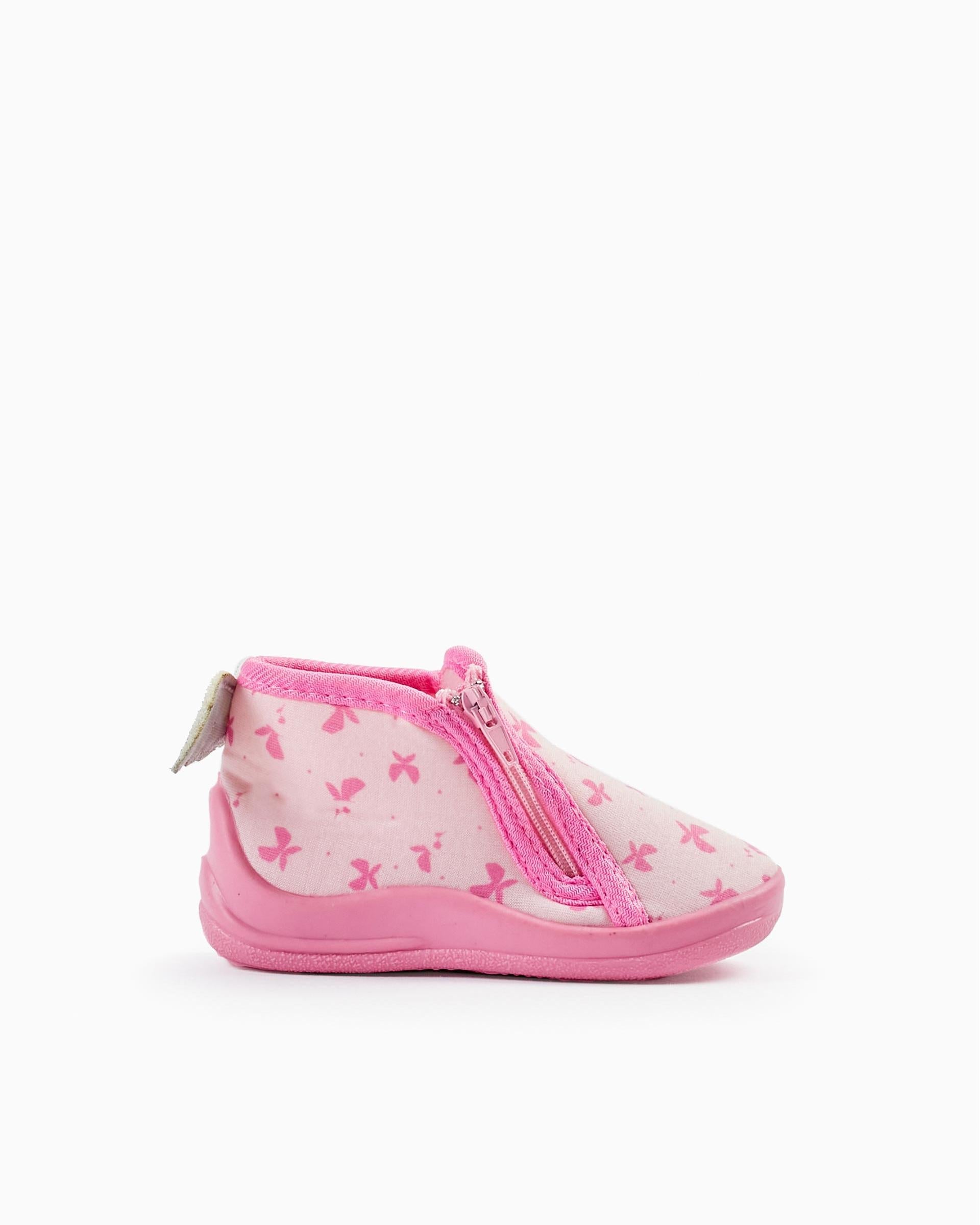 BOOTIE ZIP JERSEY, PINK, 26