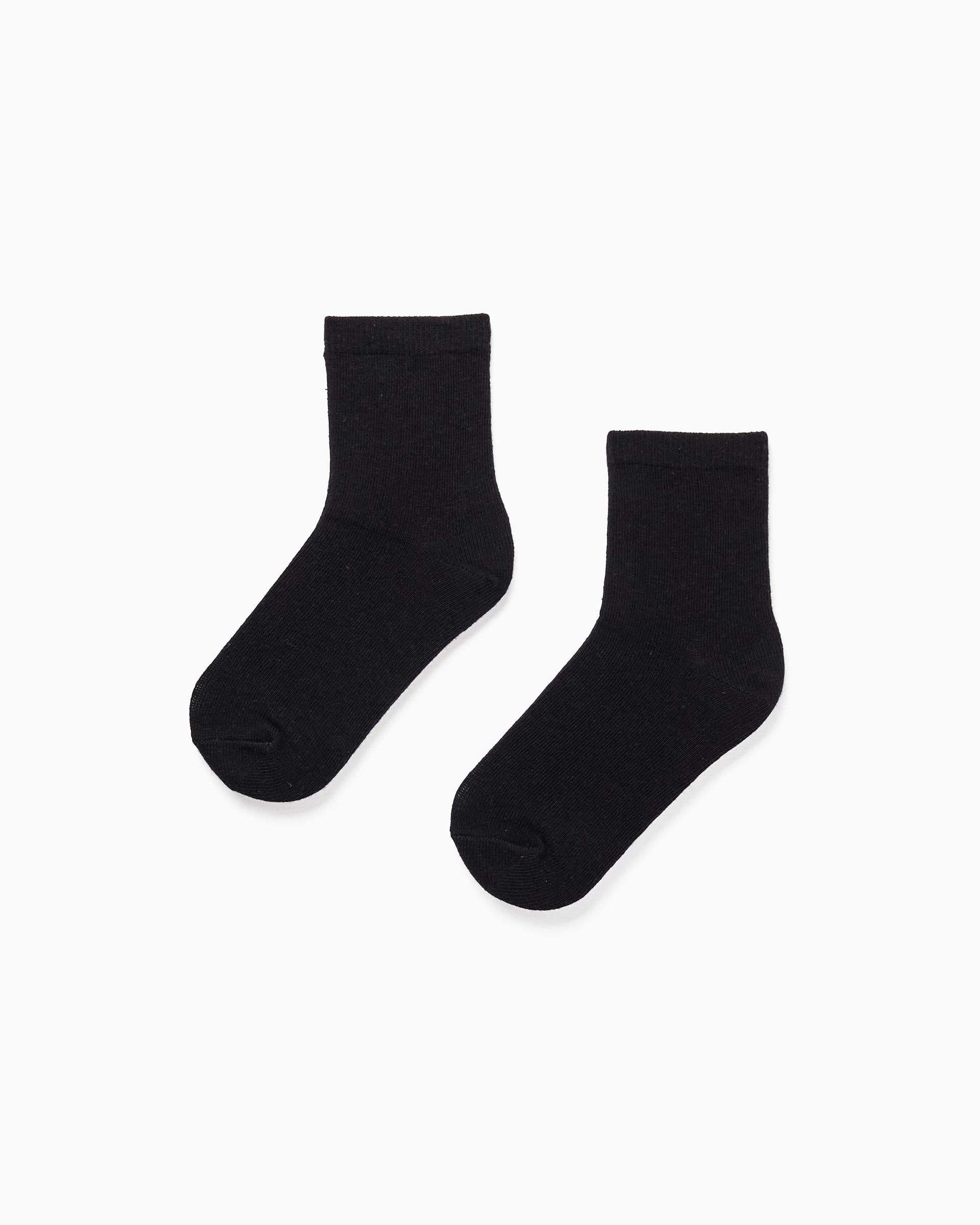 P2 CREW SOCKS, BLACK, 31/34