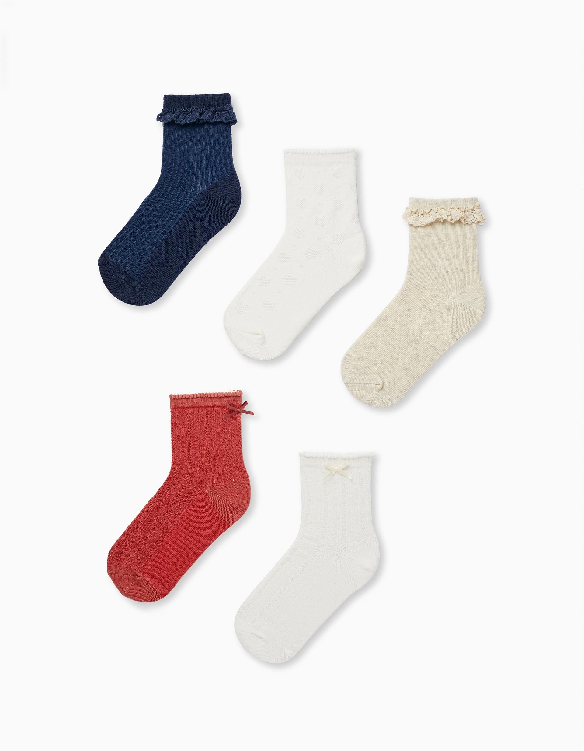 P5 CREW SOCKS, MIXED, 27/30