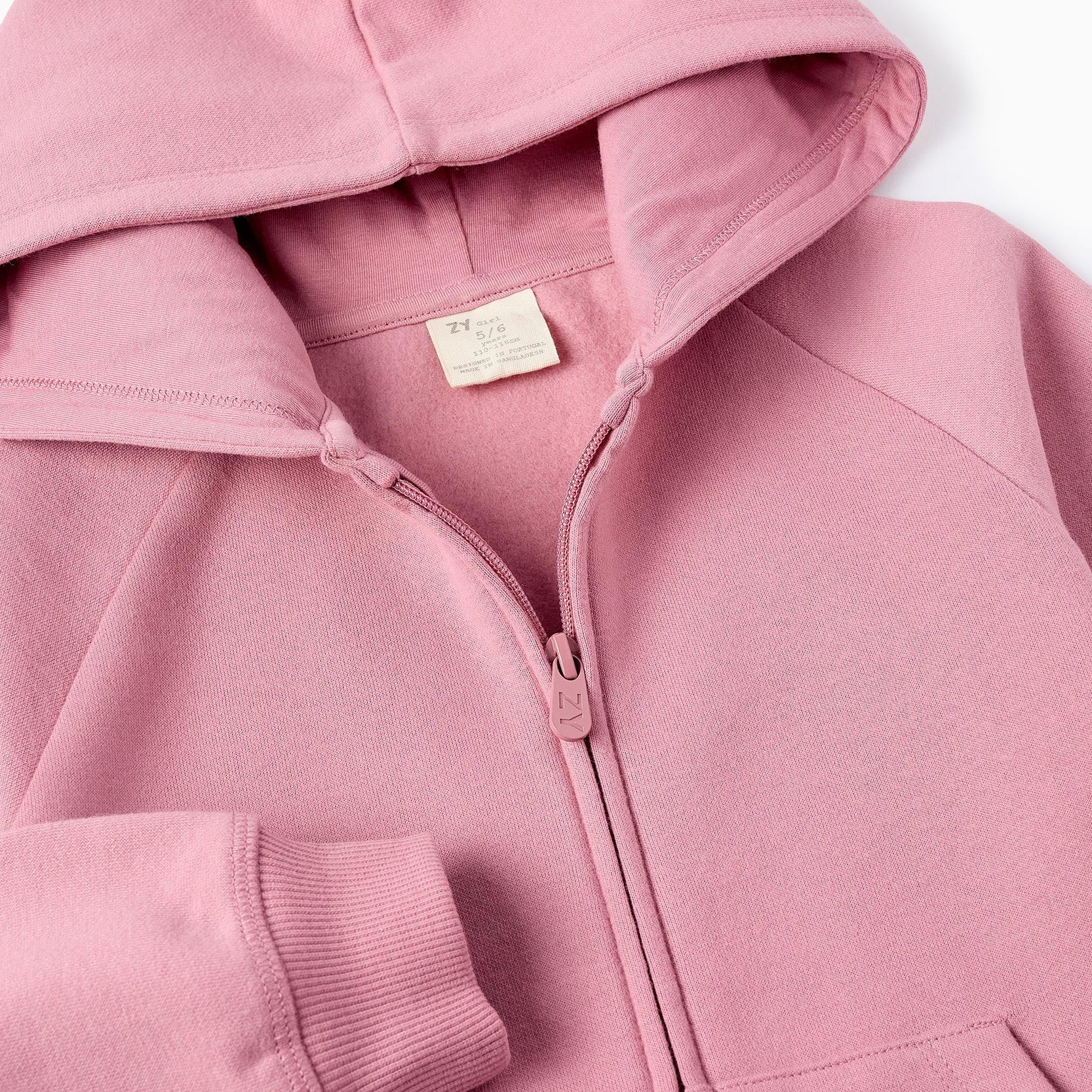 Jacket + T-shirt + Joggers for Girls 'New York', Pink/White