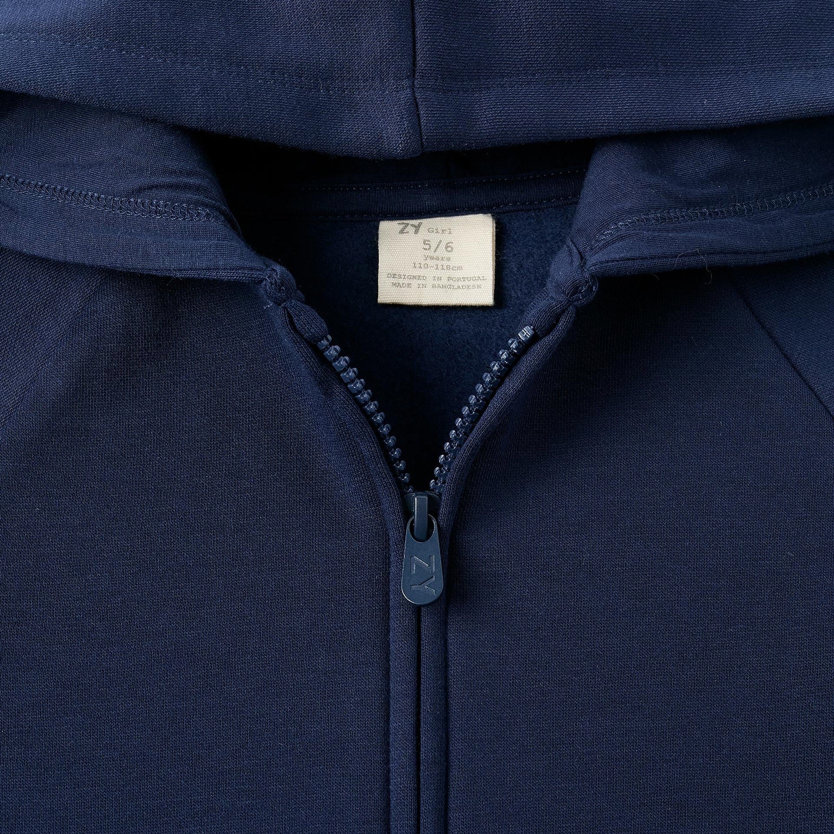 Tracksuit with Ruffles for Girls, Dark Blue