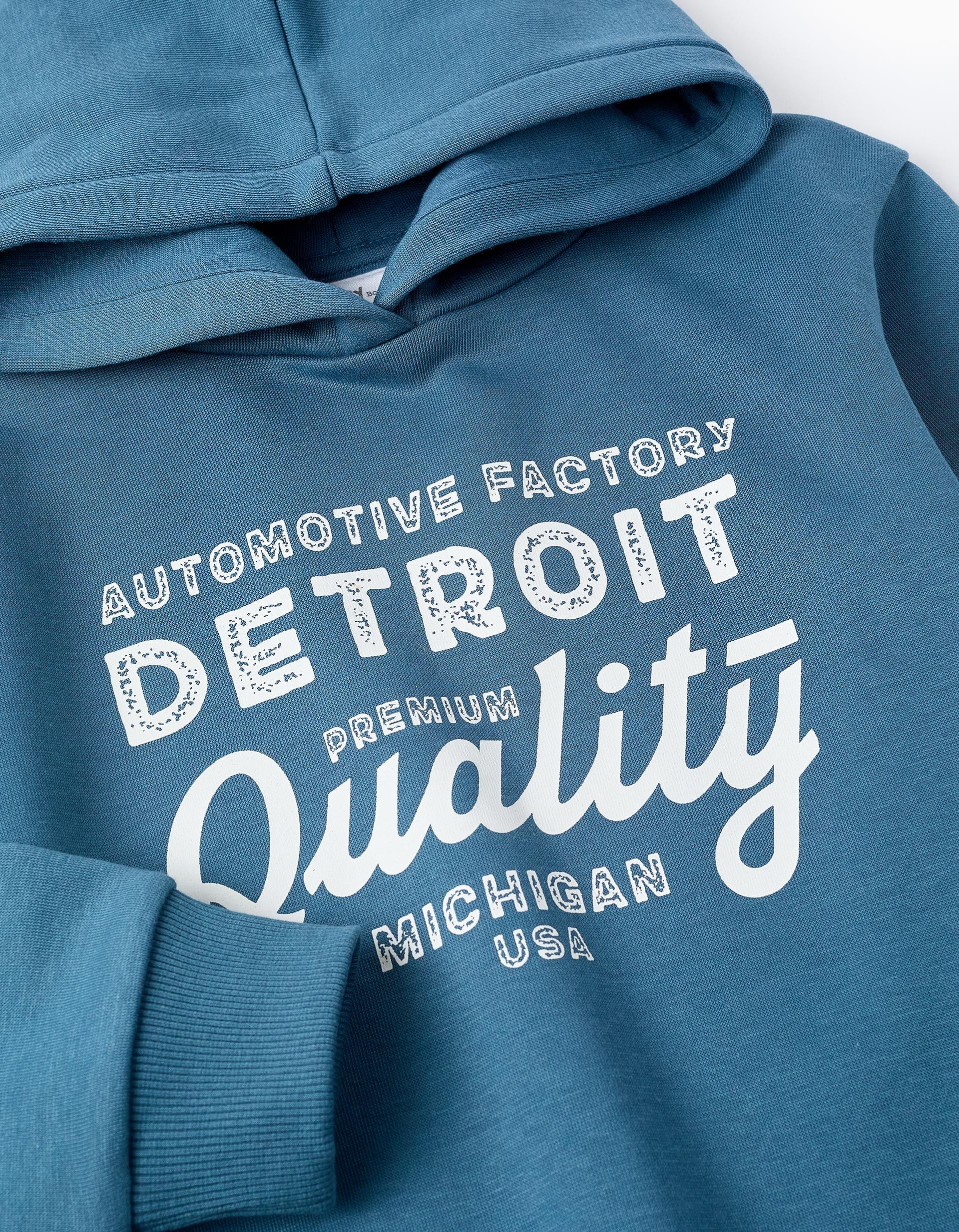 SWEATSHIRT FLEECE, BLUE, 13/14-SWEAT-KID BOY