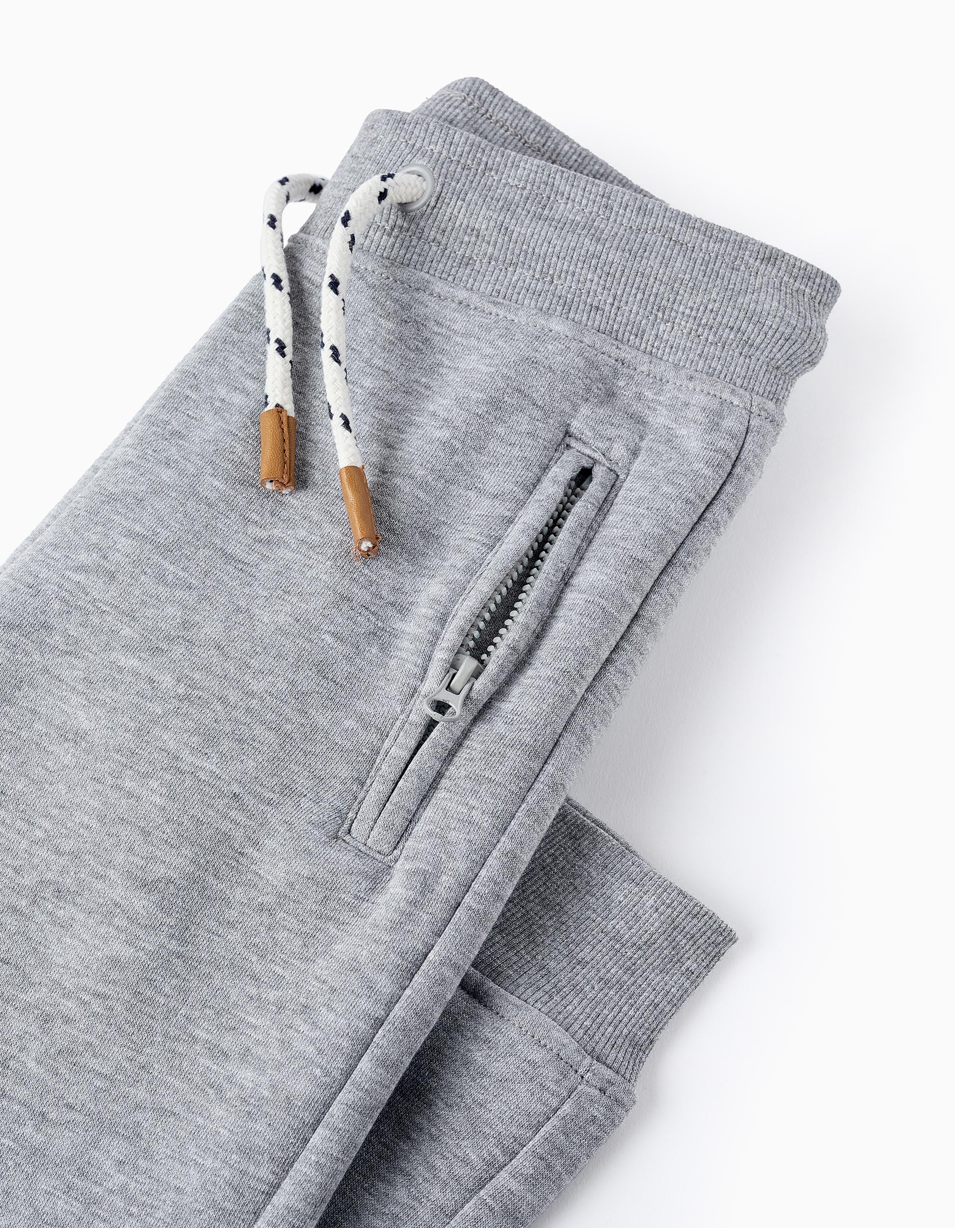 PANTS FLEECE, GREY, 3/4-PANTS-KID BOY