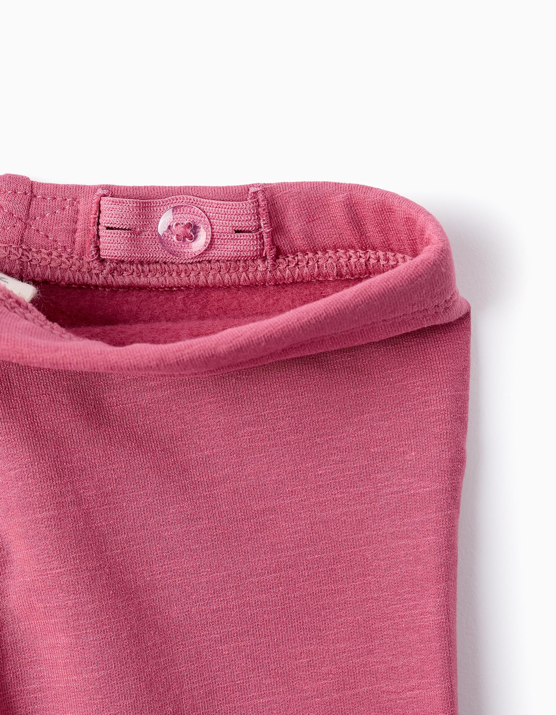 Floral Jacket + Trousers + Hairband for Baby Girls, White/Pink