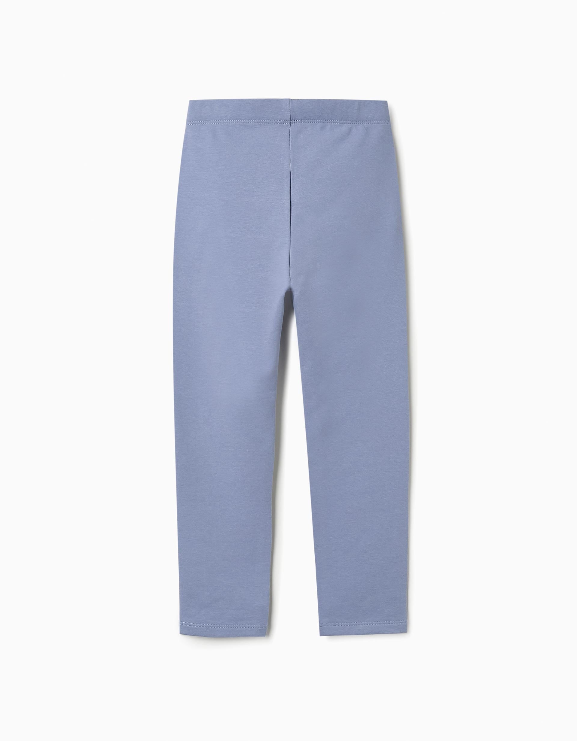LEGGING FLEECE, BLUE, 13/14-PANTS-KID GIRL