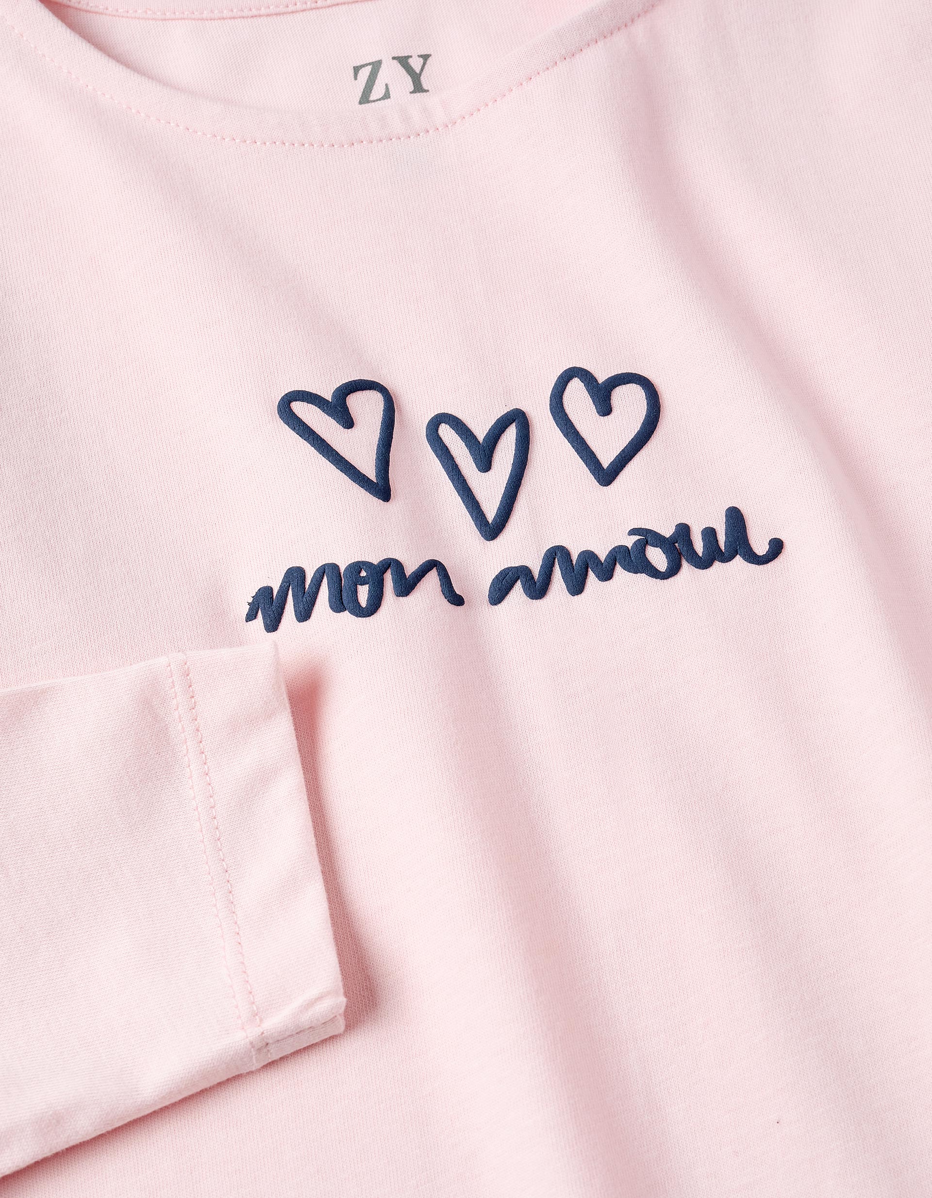 LS TSHIRT JERSEY, LIGHT PINK, 11/12-T-SHIRT-KID GIRL