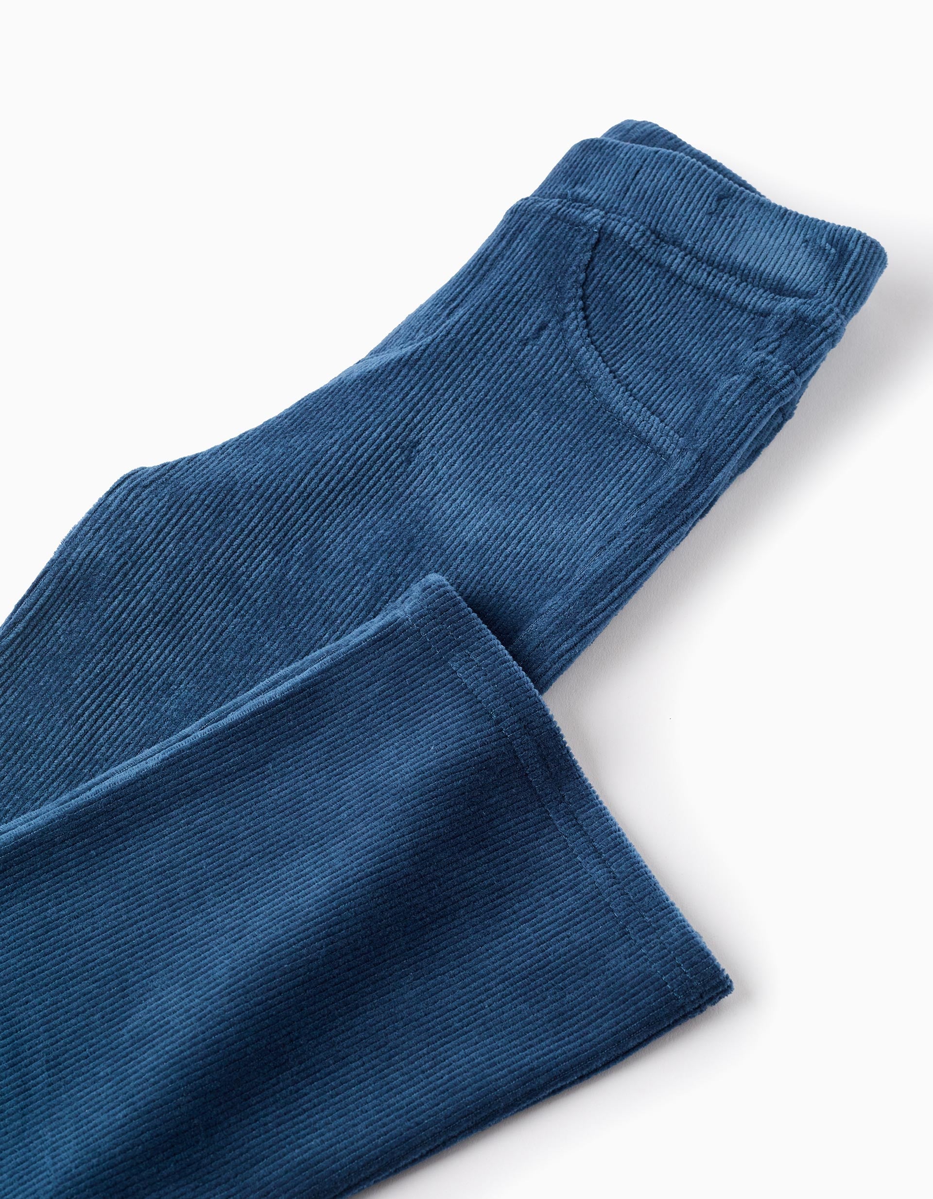 PANTS KNIT CORDUROY, DARK BLUE, 13/14-PANTS-KID GIRL