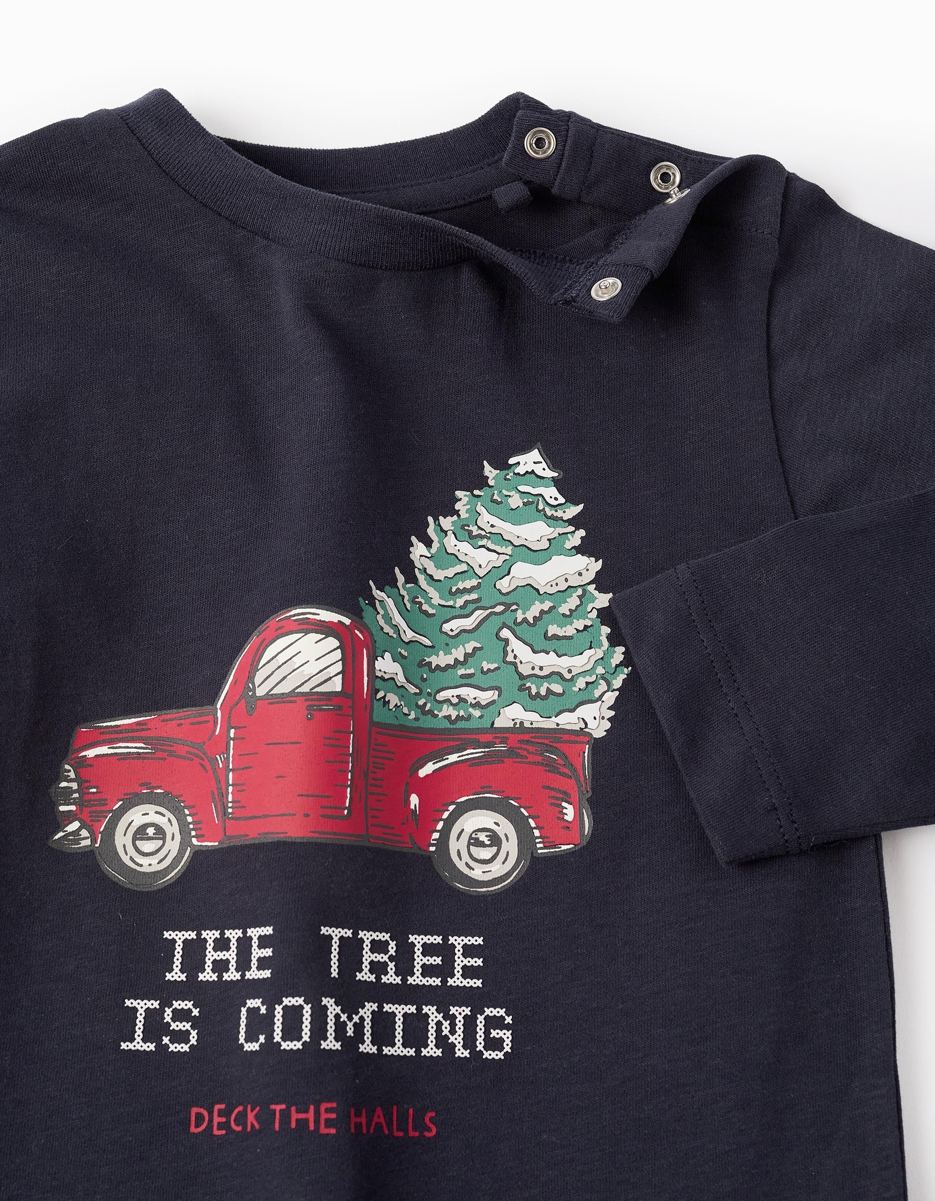 Christmas T-shirt for Baby Boys 'X-Mas Tree', Dark Blue