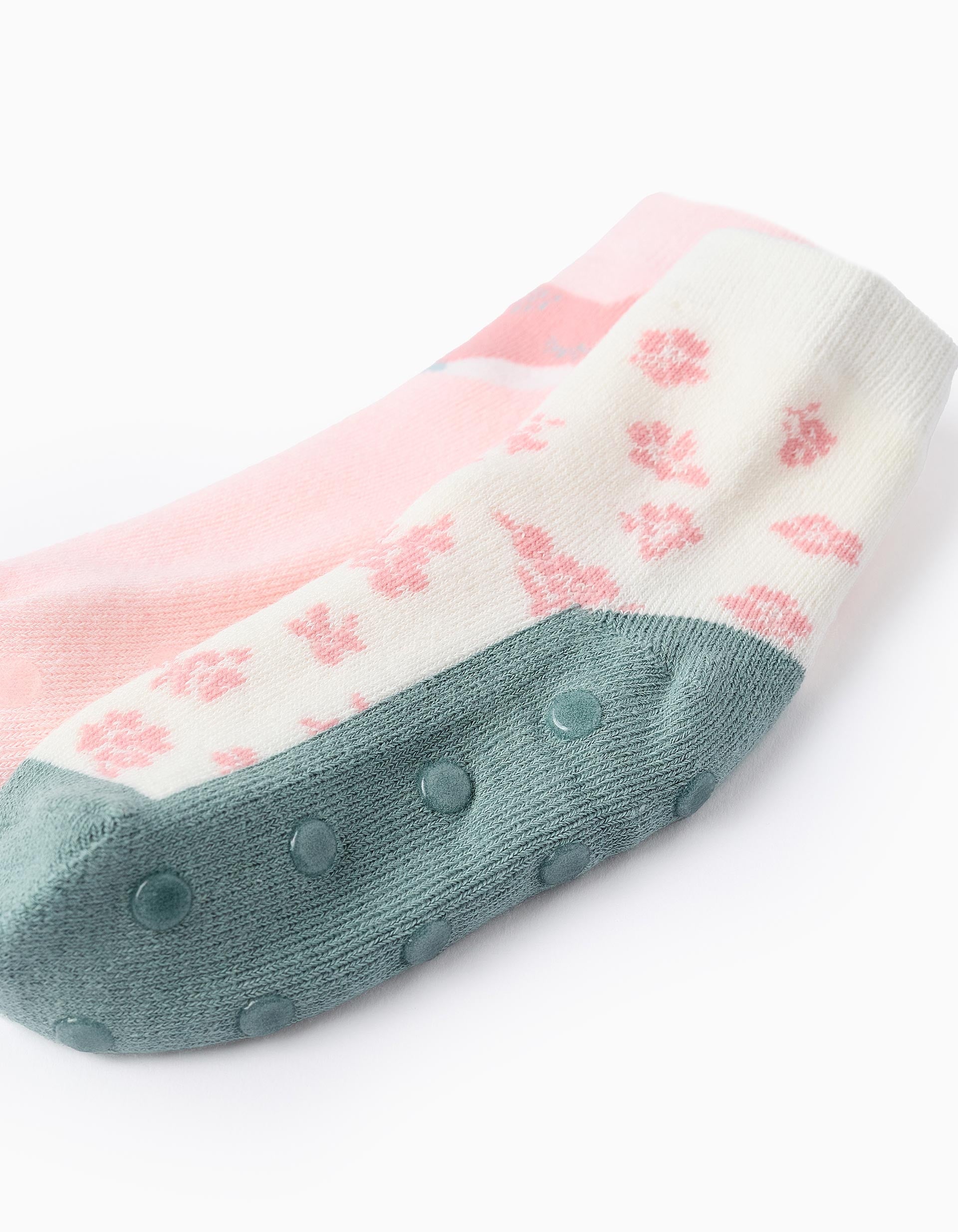 P2 SOCKS ANTISLIP, MIXED, 27/30-NIGHT SOCKS-KID GIRL