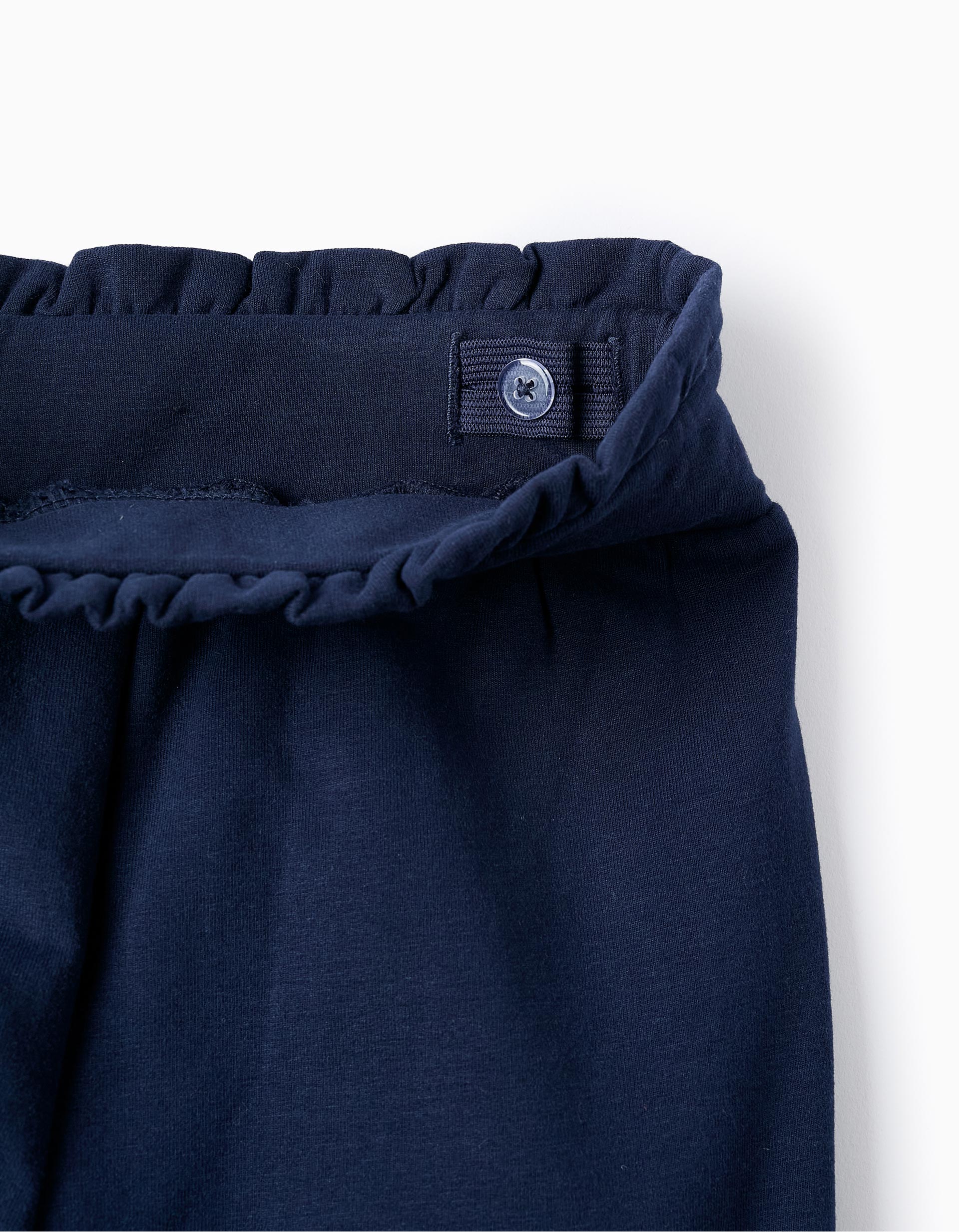 PANTS FLEECE, DARK BLUE, 13/14-PANTS-KID GIRL