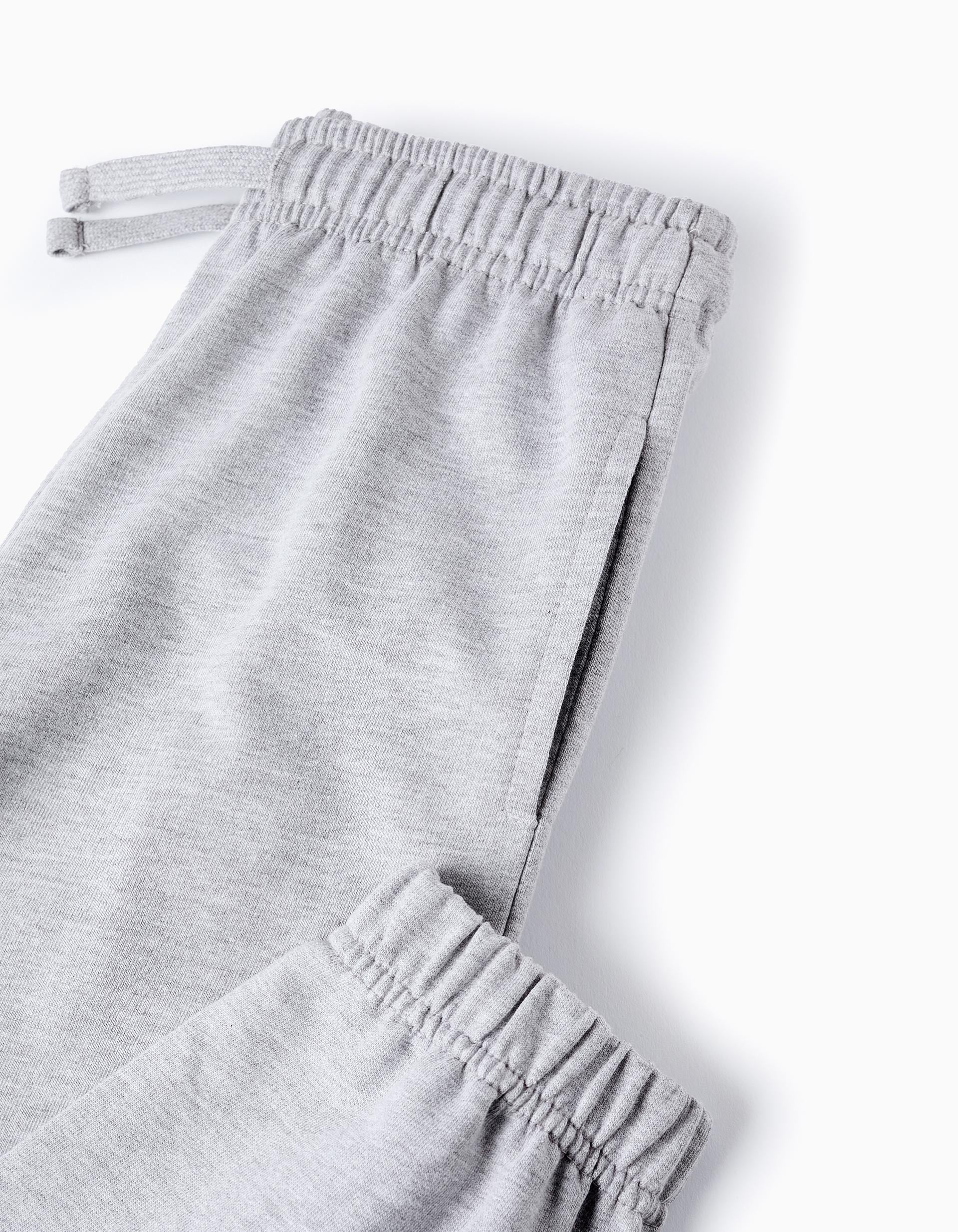 PANTS FLEECE, LIGHT GREY, 13/14-PANTS-KID GIRL