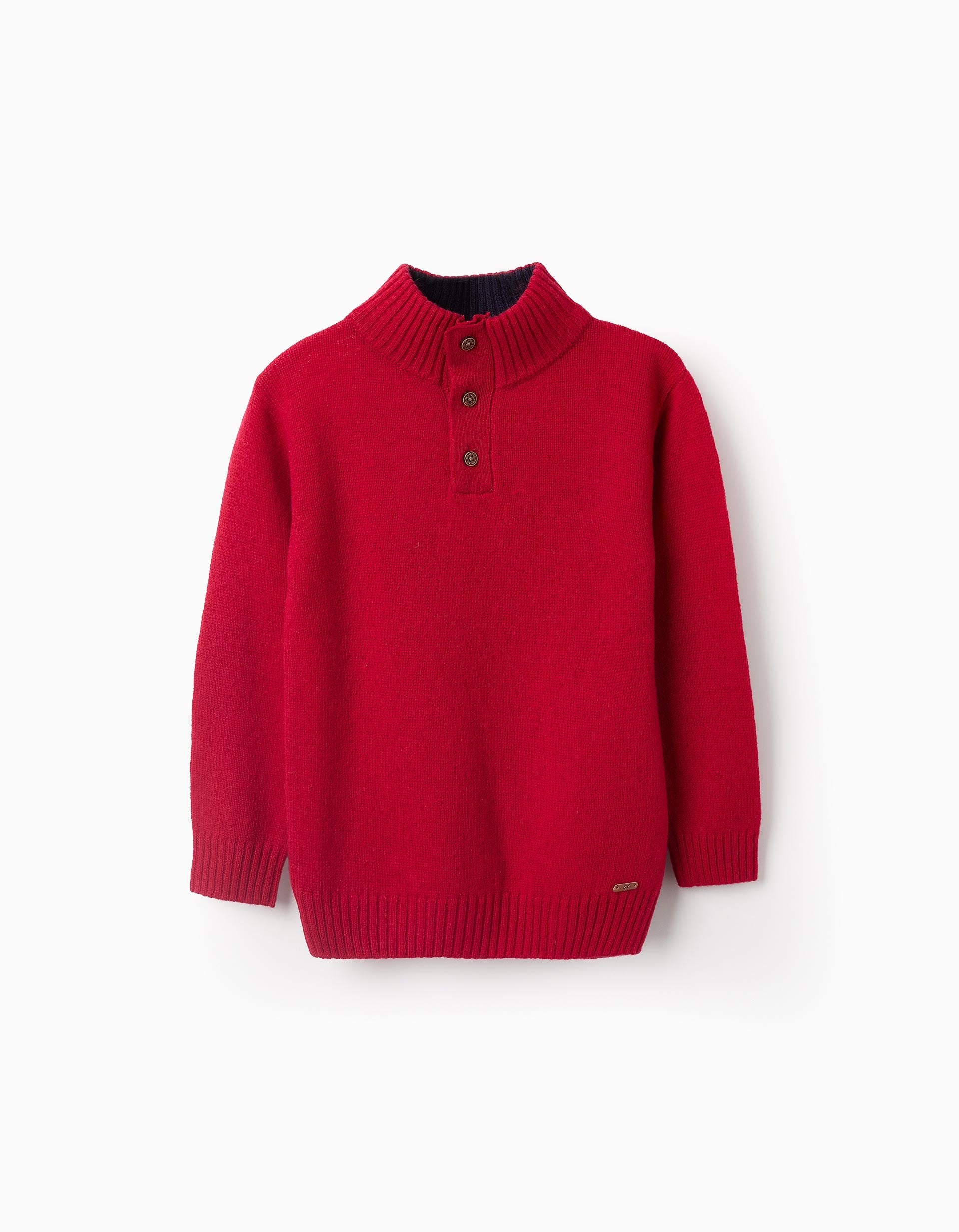 Wool Jumper for Boys, Red