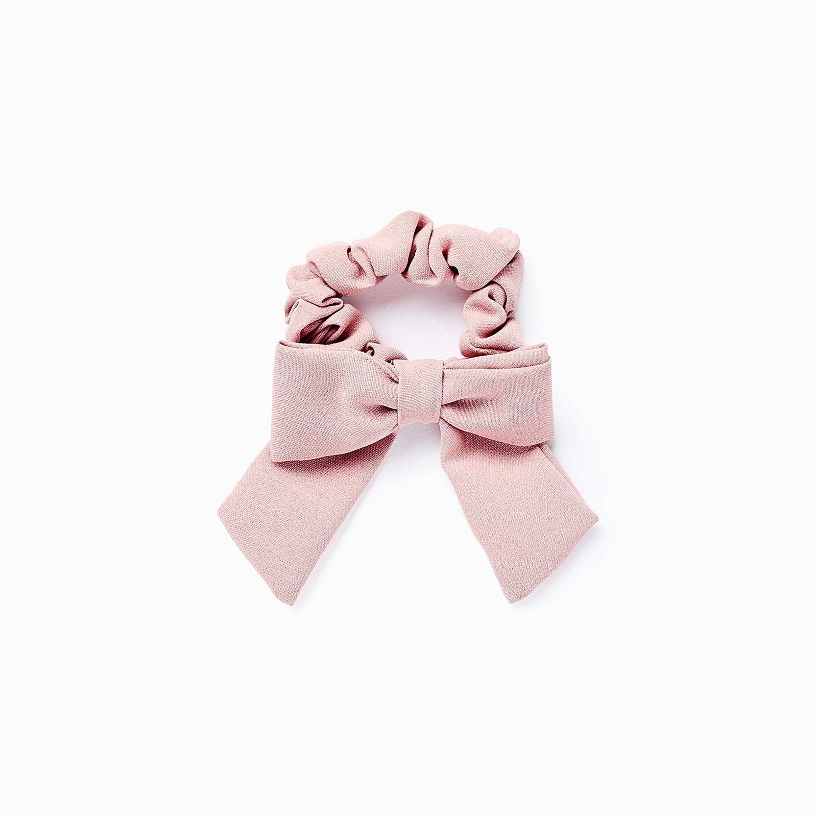 Scrunchie with Bow for Baby and Girls, Pink