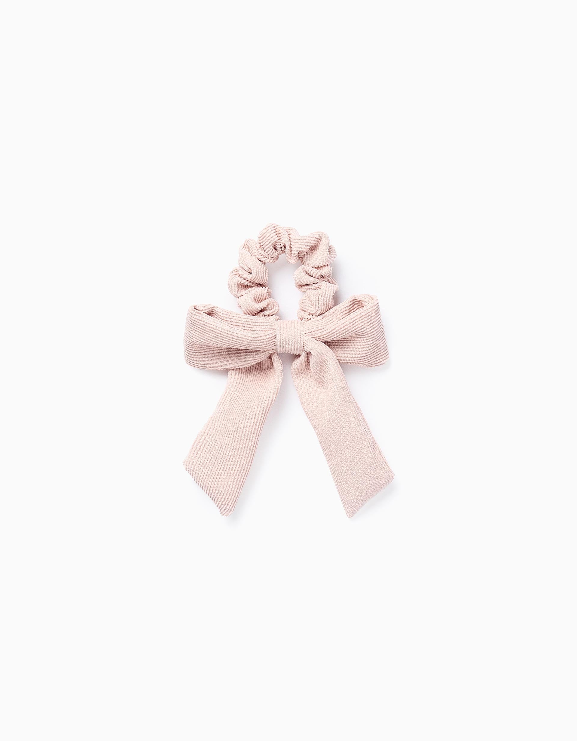Scrunchie with Bow for Baby and Girls, Pink