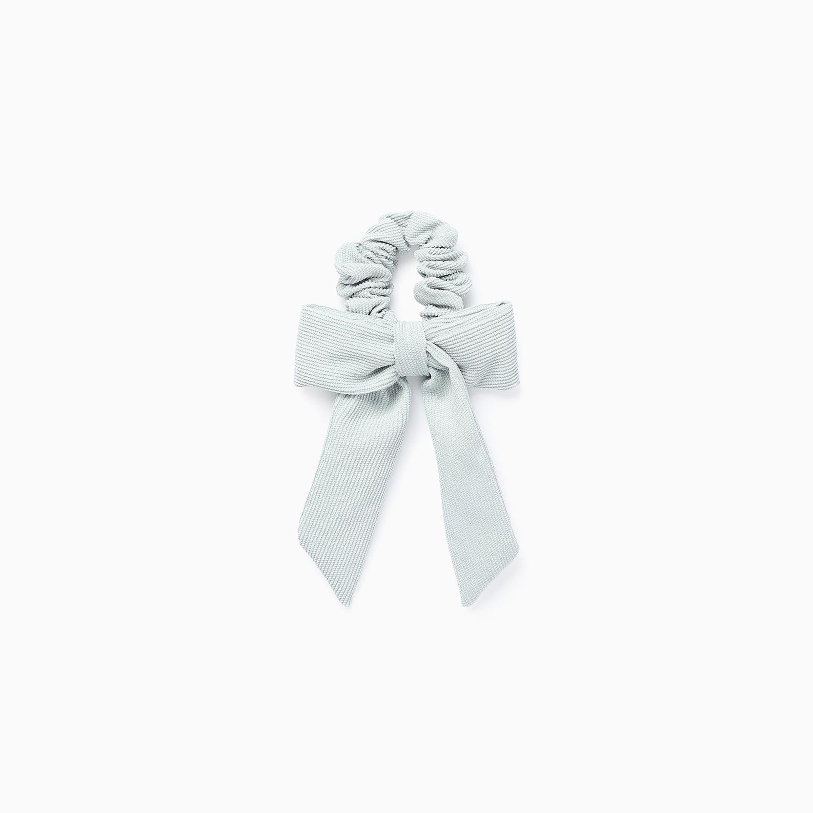 Scrunchie with Bow for Baby and Girls, Aqua Green