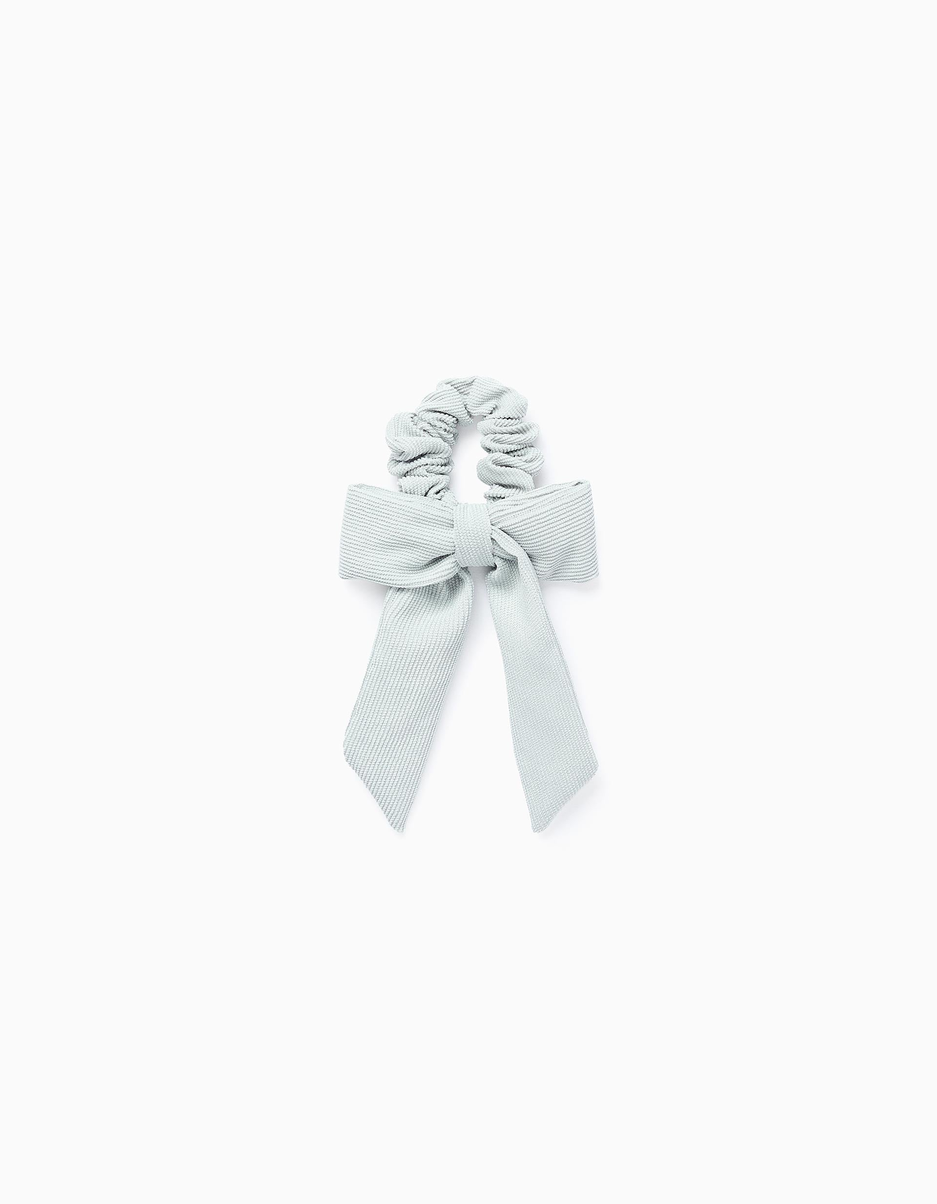 Scrunchie with Bow for Baby and Girls, Aqua Green