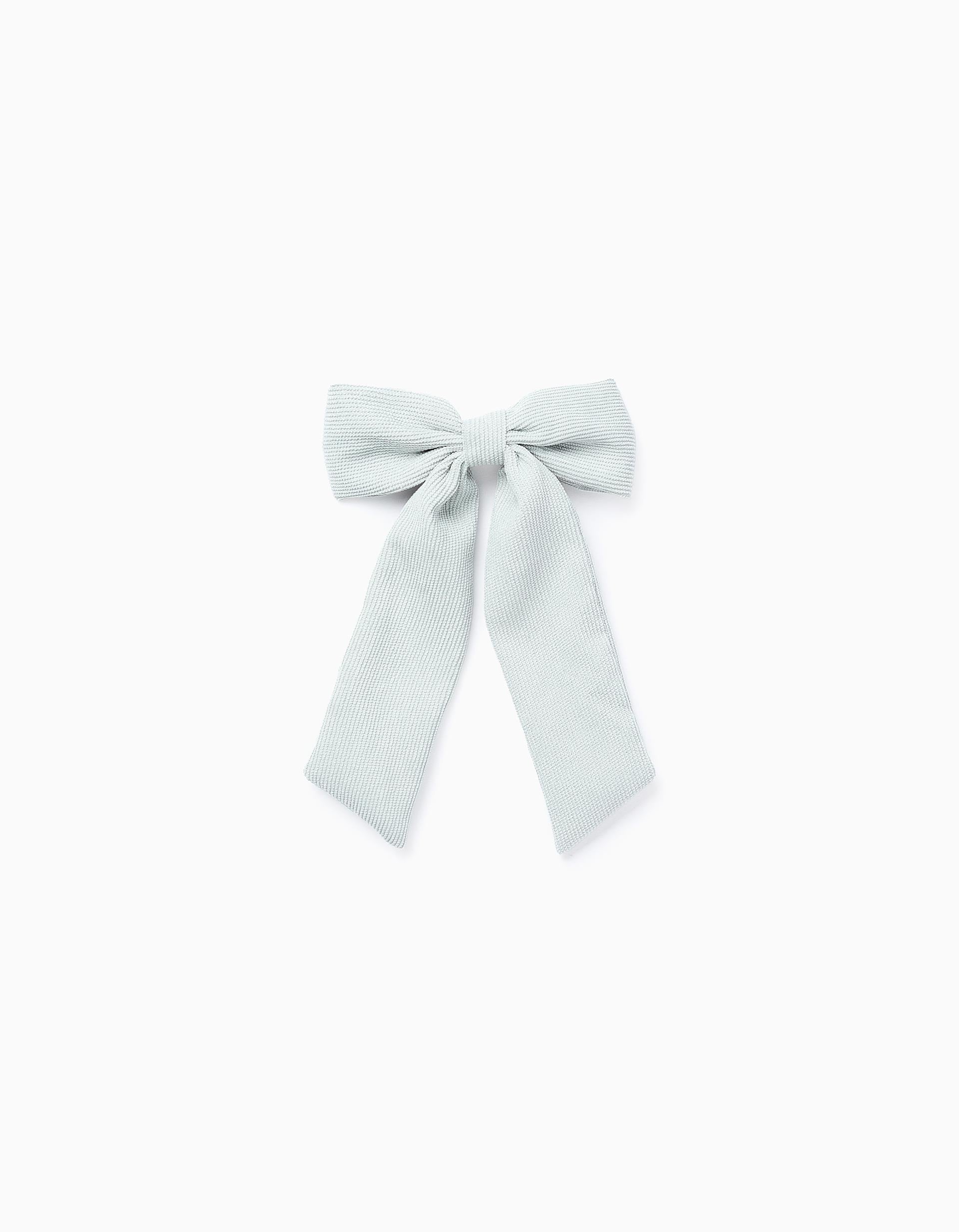Hair Slide with Bow for Baby Girls, Aqua Green