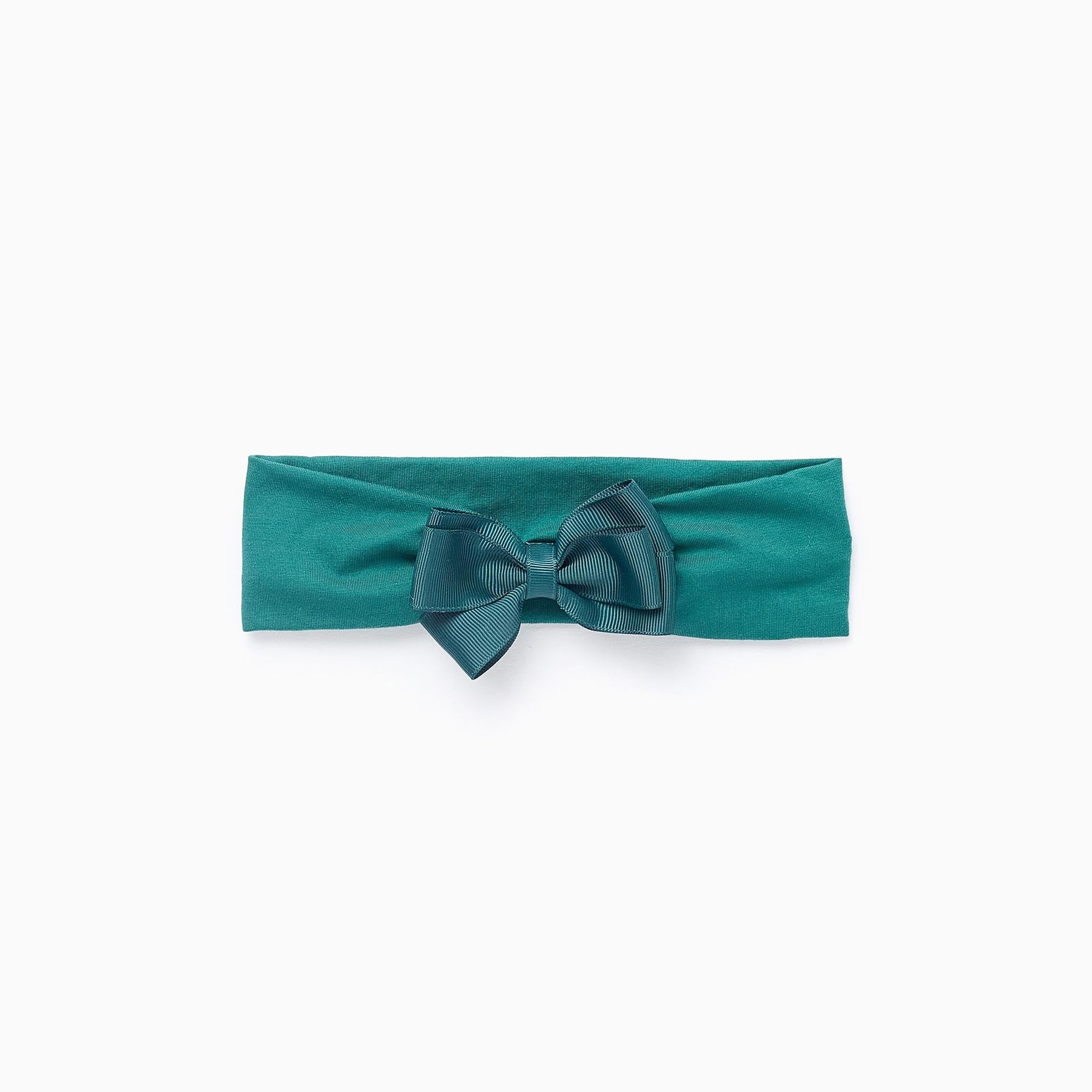Jersey Headband with Bow for Babies and Girls, Green