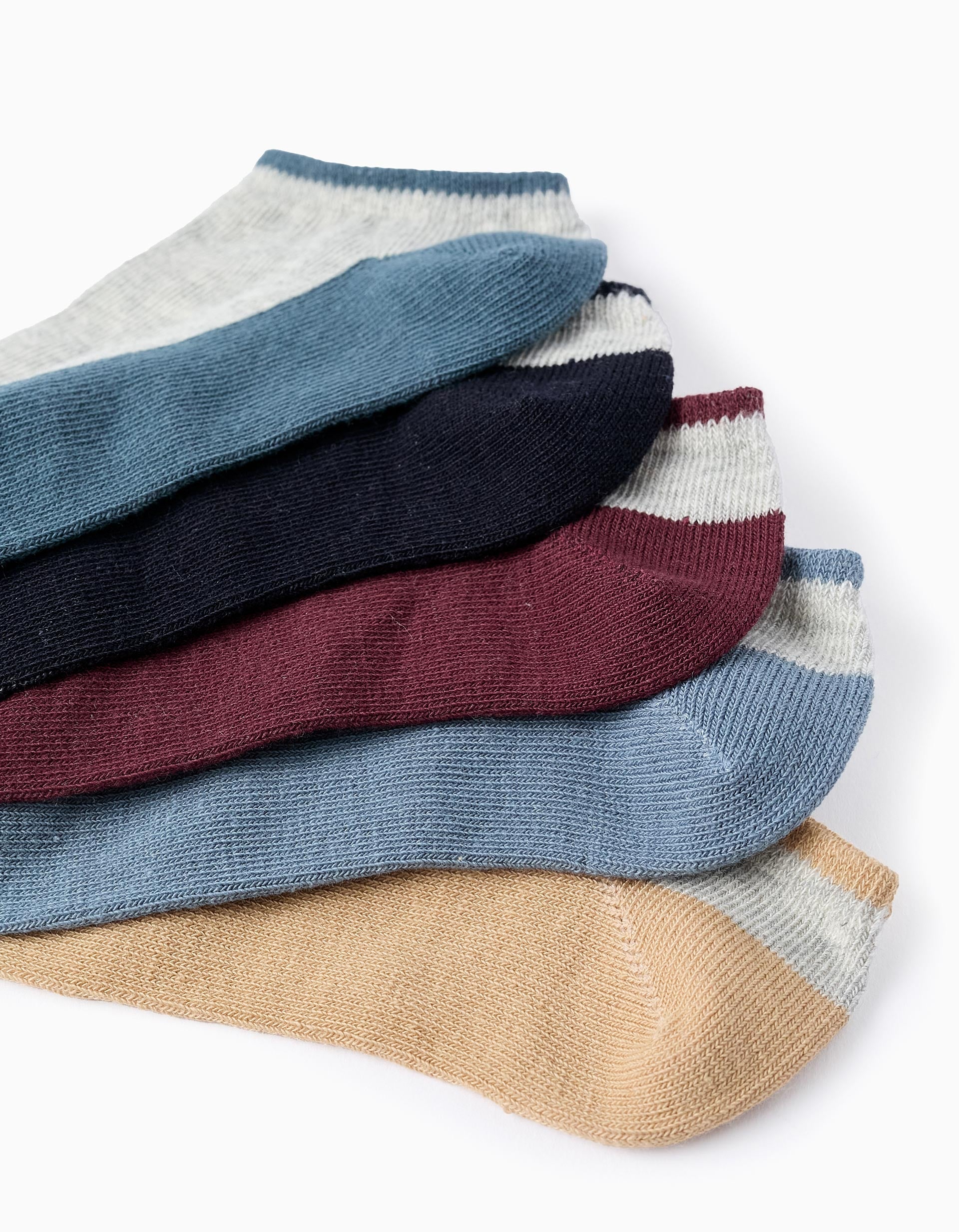 P5 ANKLE SOCKS, MIXED, 23/26-SOCKS-KID BOY