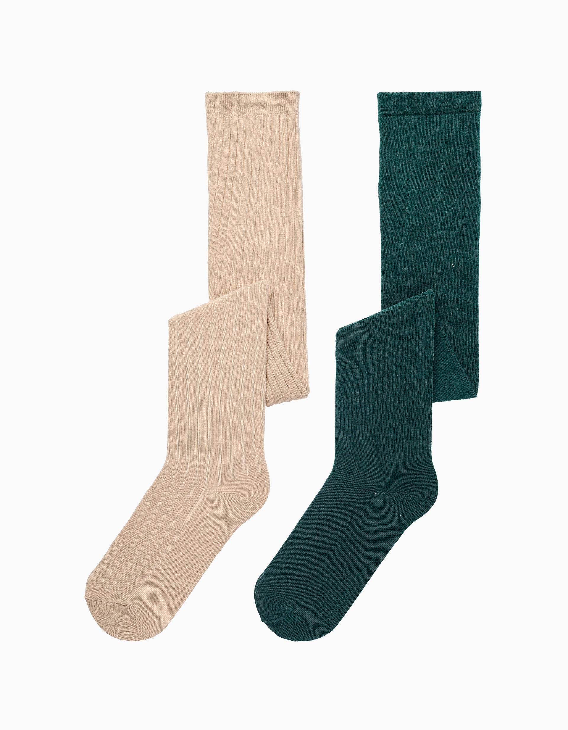 P2 COLLANTS RIB BOW, MIXED, 23/26-TIGHTS-KID GIRL