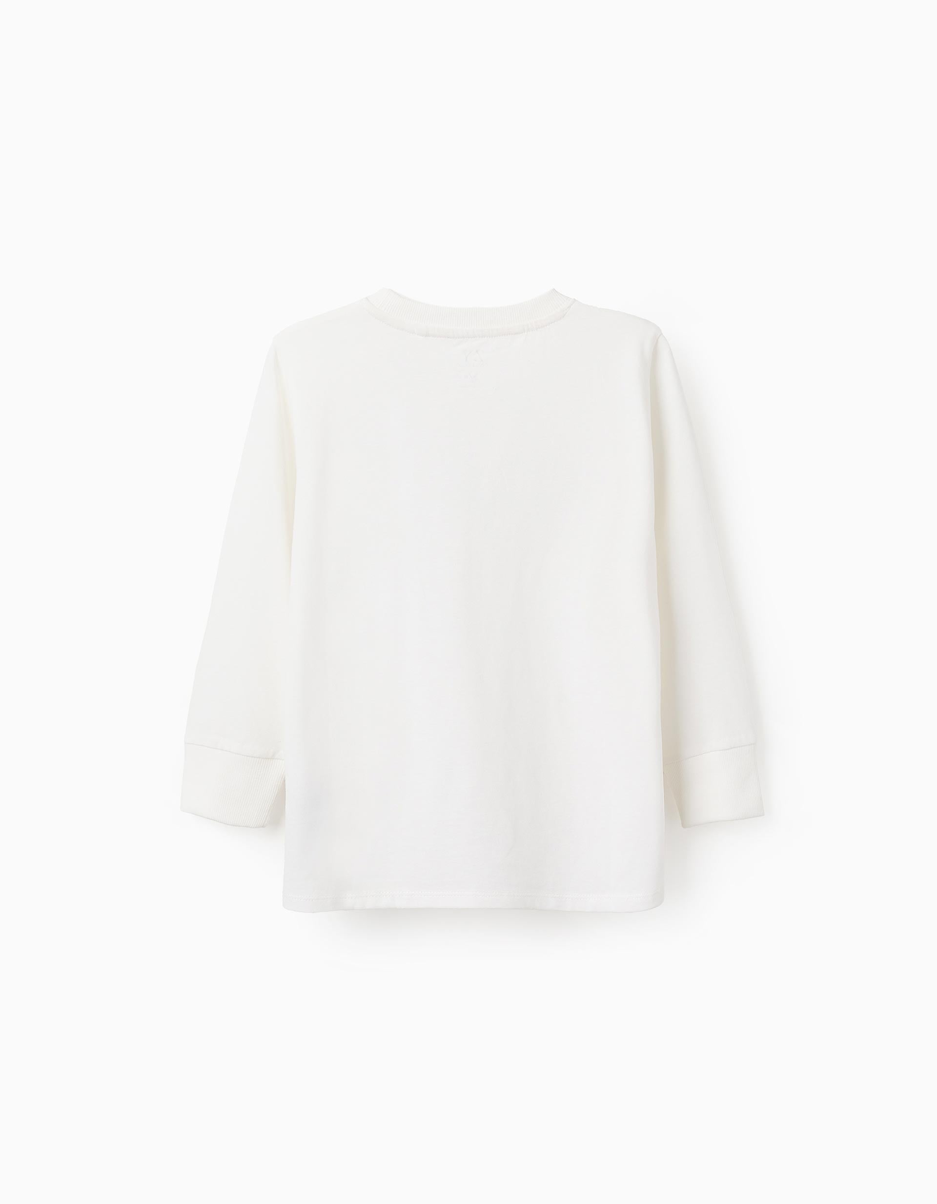 Long Sleeve T-shirt for Boys 'Bremen Car', White