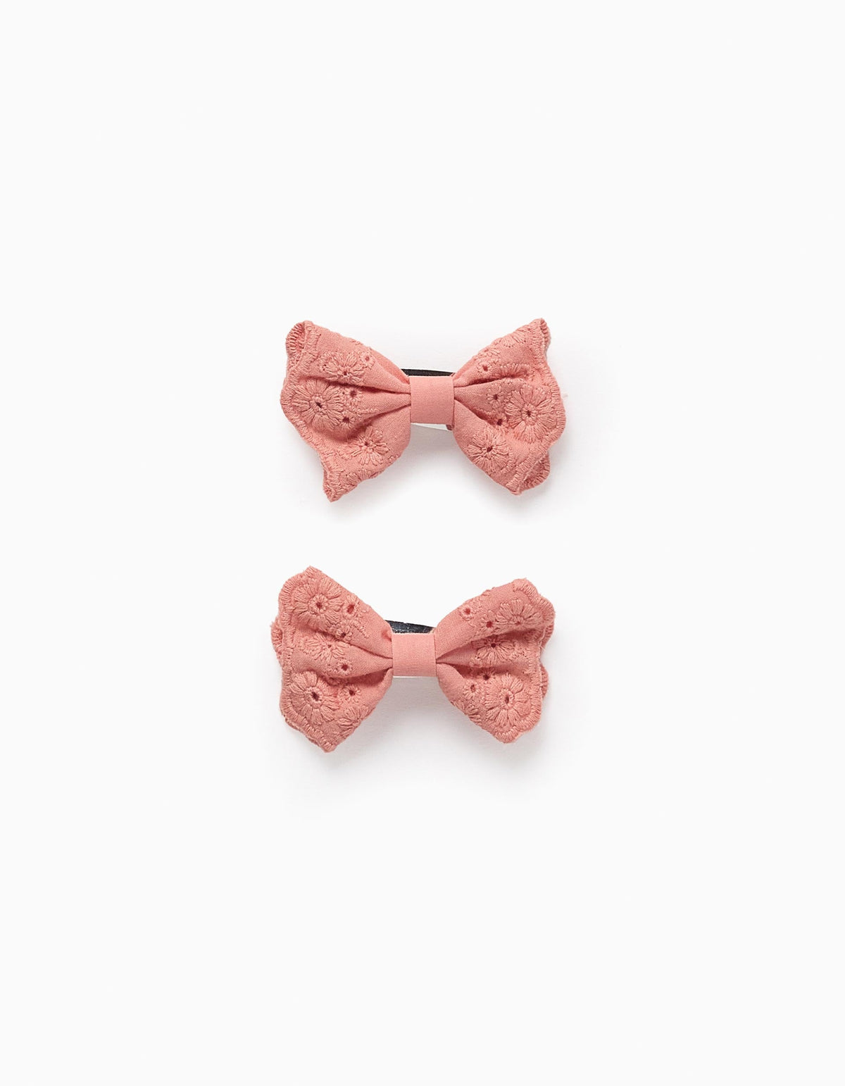 HAIR CLIPS COTTON, PINK, ÚNICO-HAIR ACCESSORY -KID GIRL