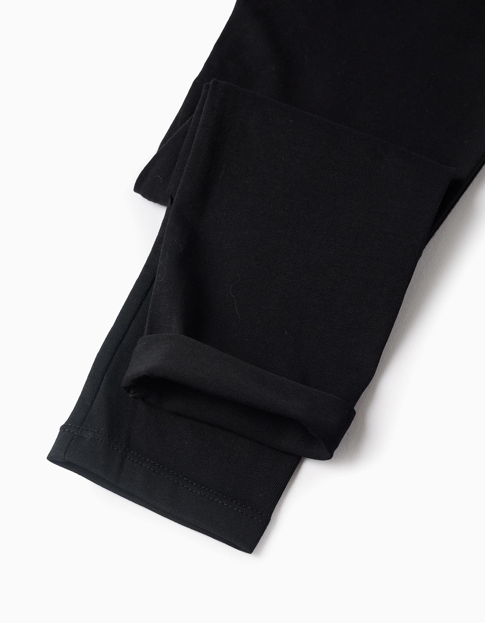 Pack of 2 Leggings for Girls, Black