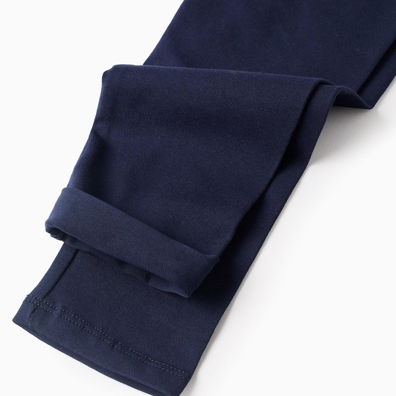 Pack of 2 Leggings for Girls, Blue/White