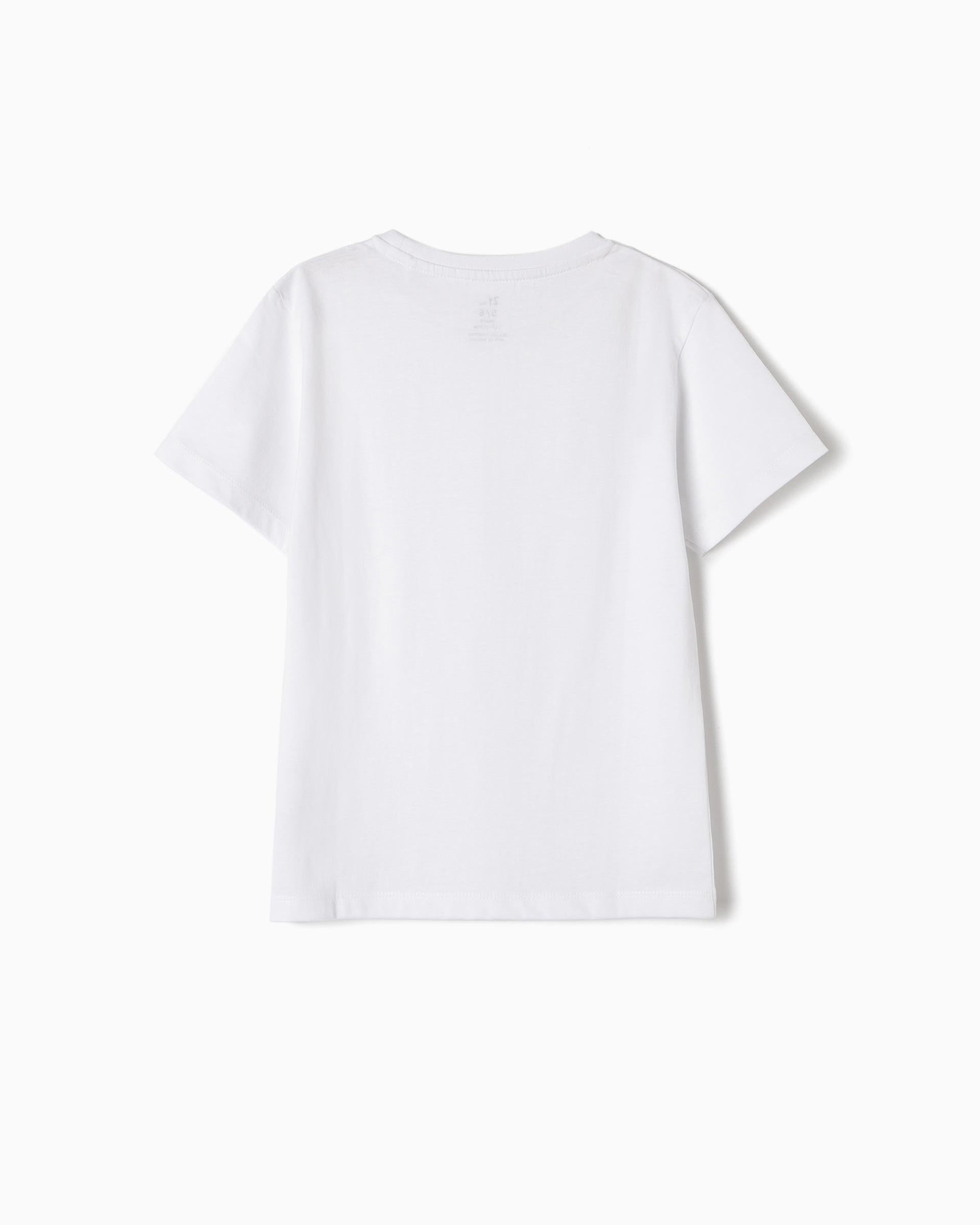 2 Plain T-Shirts for Boys, White