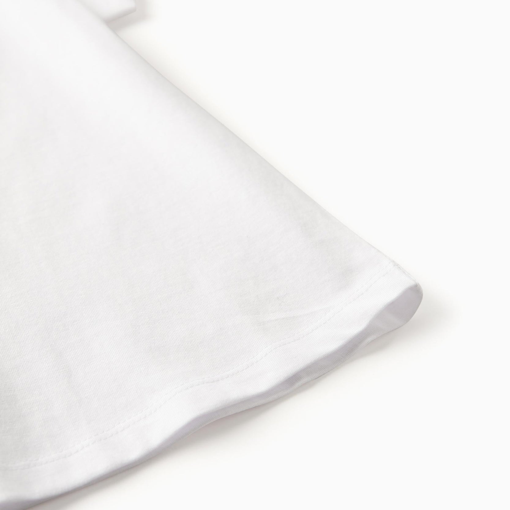 2 Plain T-Shirts for Girls, White