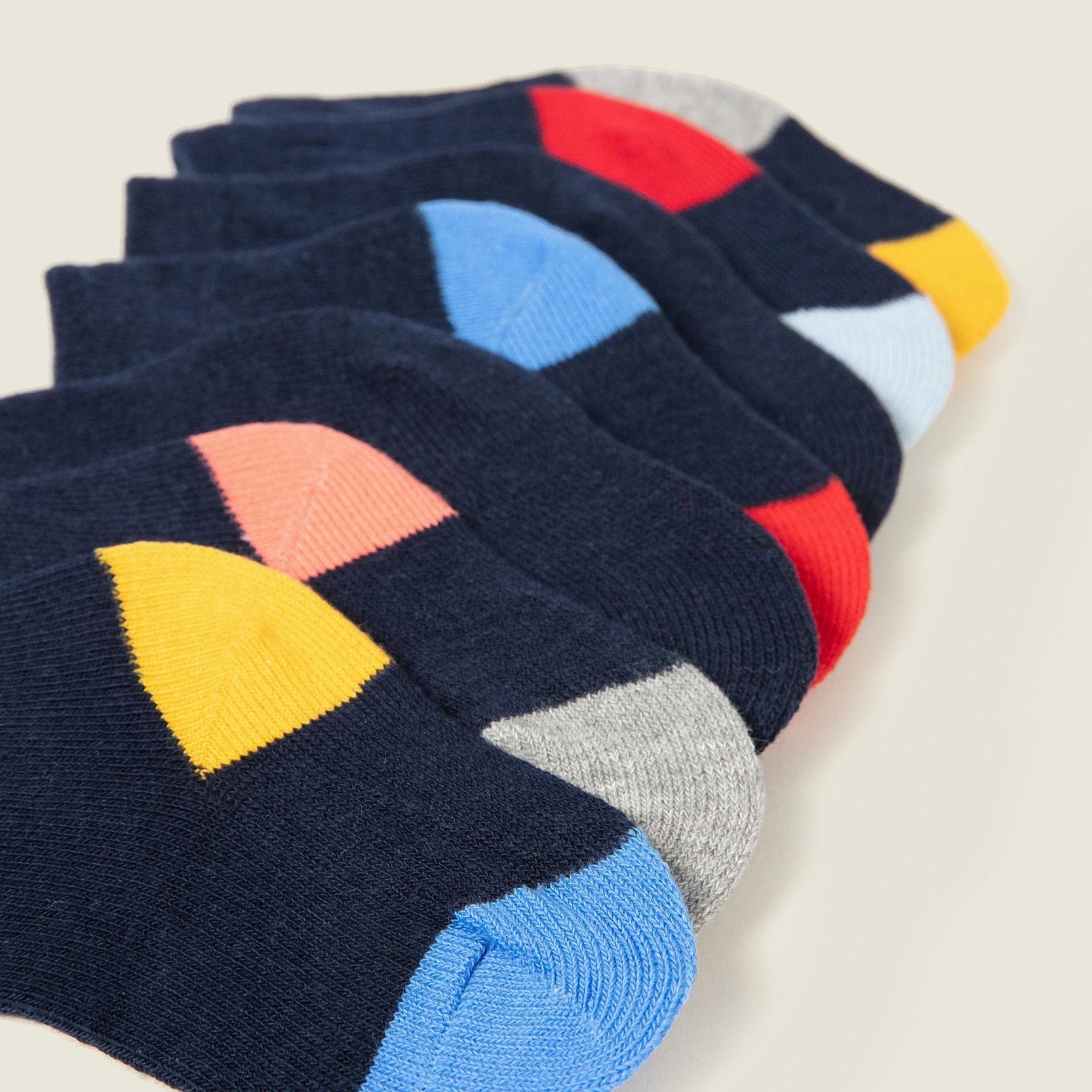 7-Pack Pairs of Socks for Baby Boys, Dark Blue