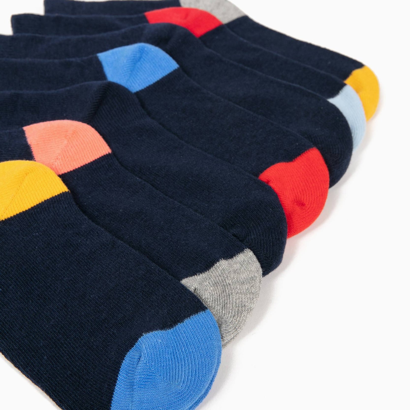 7-Pack Pairs of Socks for Boys, Dark Blue