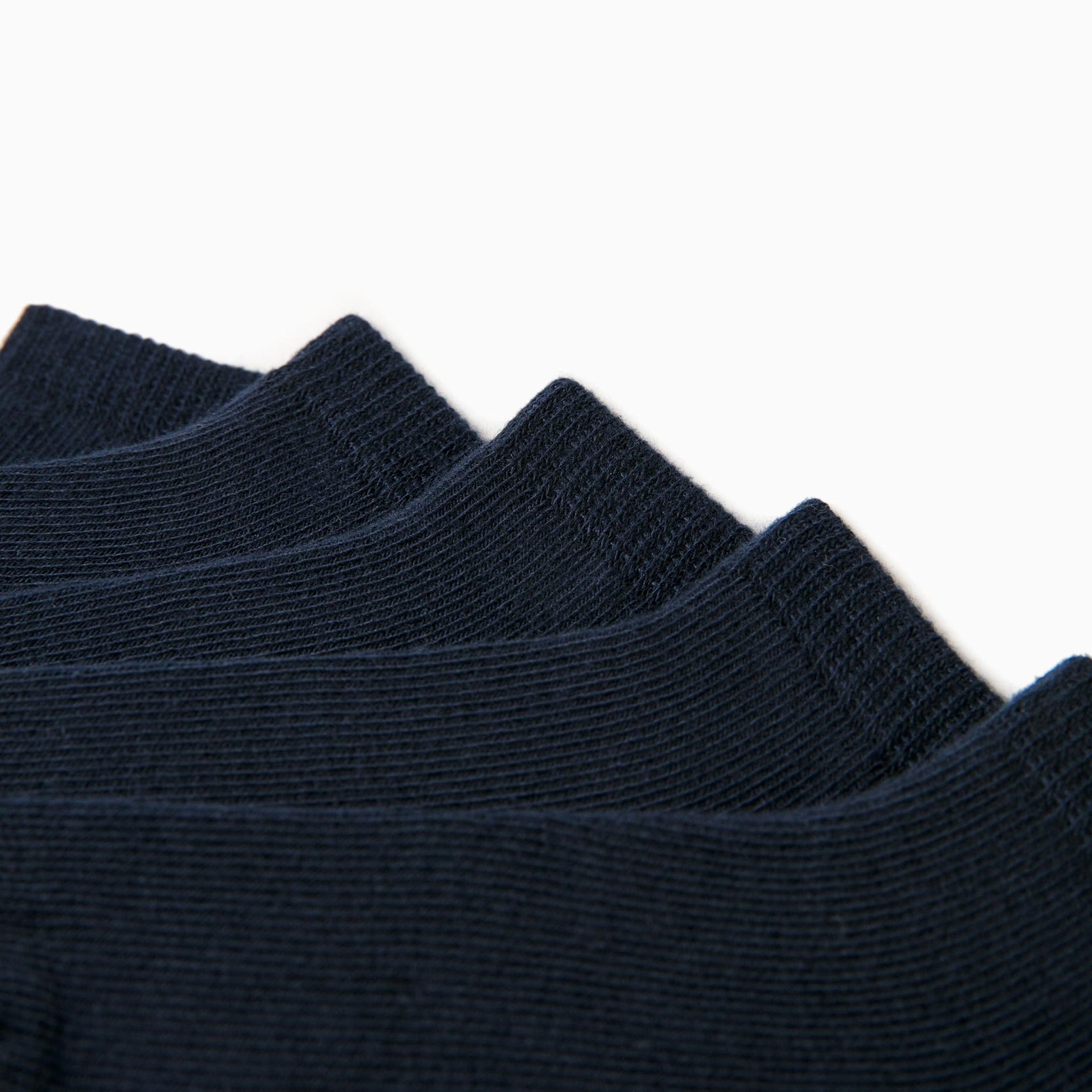 5-Pack Pairs of Ankle Socks for Boys, Dark Blue